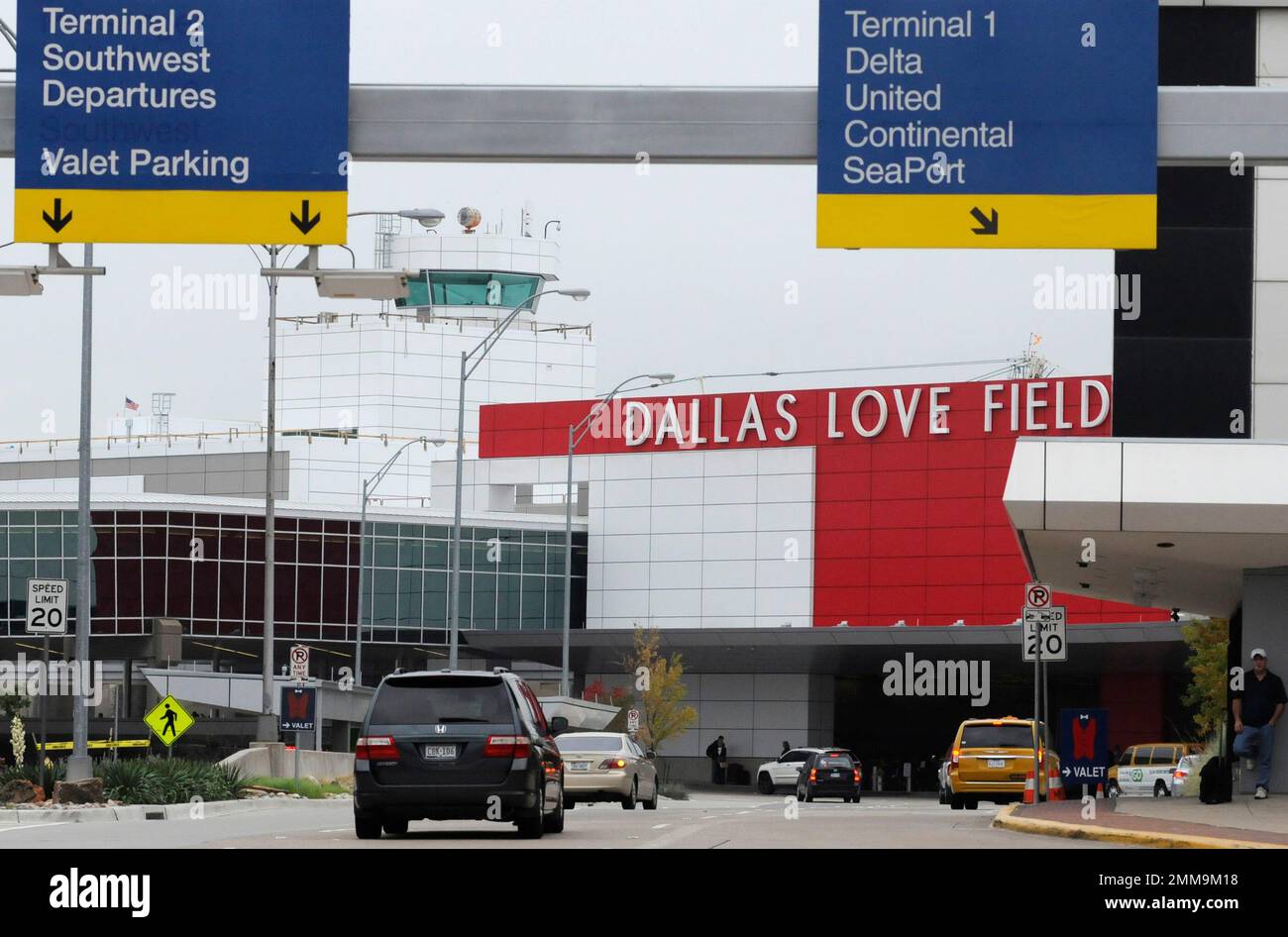 FILE - This Oct. 29, 2013, file photo, shows Dallas' Love Field airpot