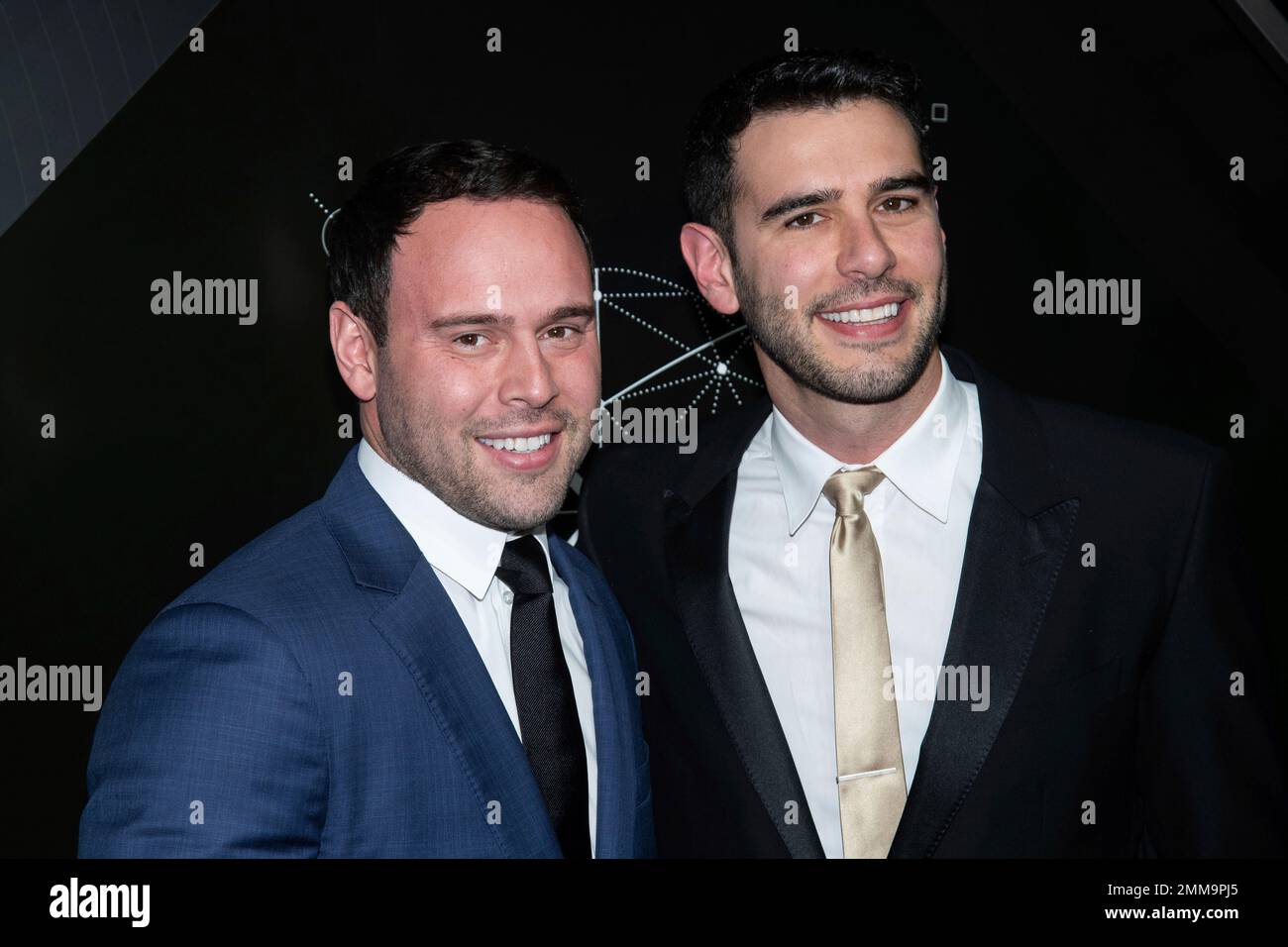 Scooter Braun, left, and Adam Braun attend the 10th anniversary Pencils