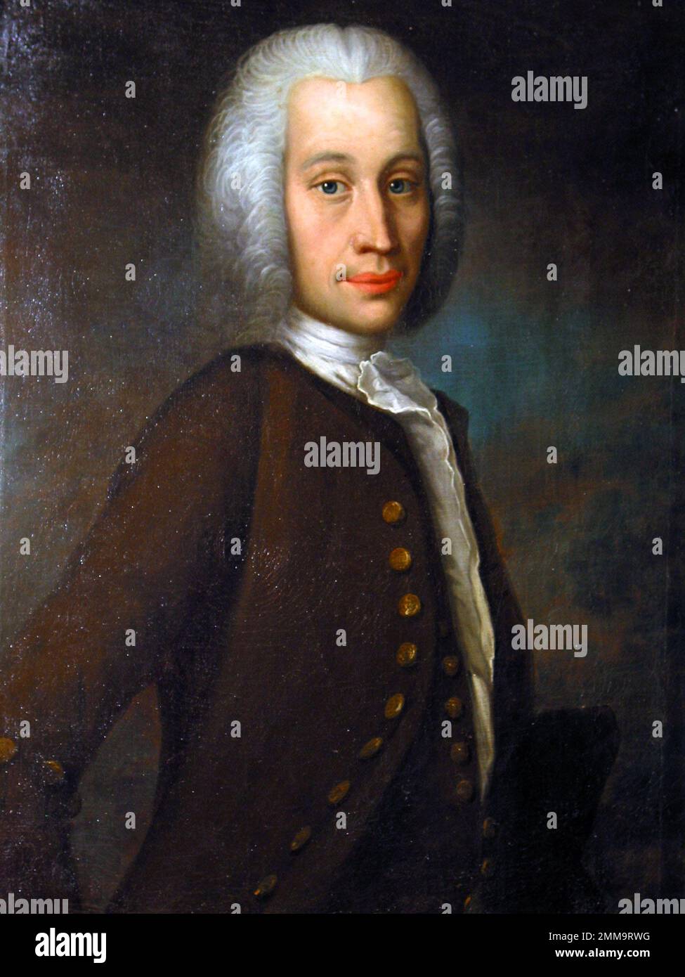 Anders Celsius (1701 – 1744) Swedish astronomer, physicist and mathematician. Proposed the Centigrade temperature scale which was later renamed Celsius. Stock Photo