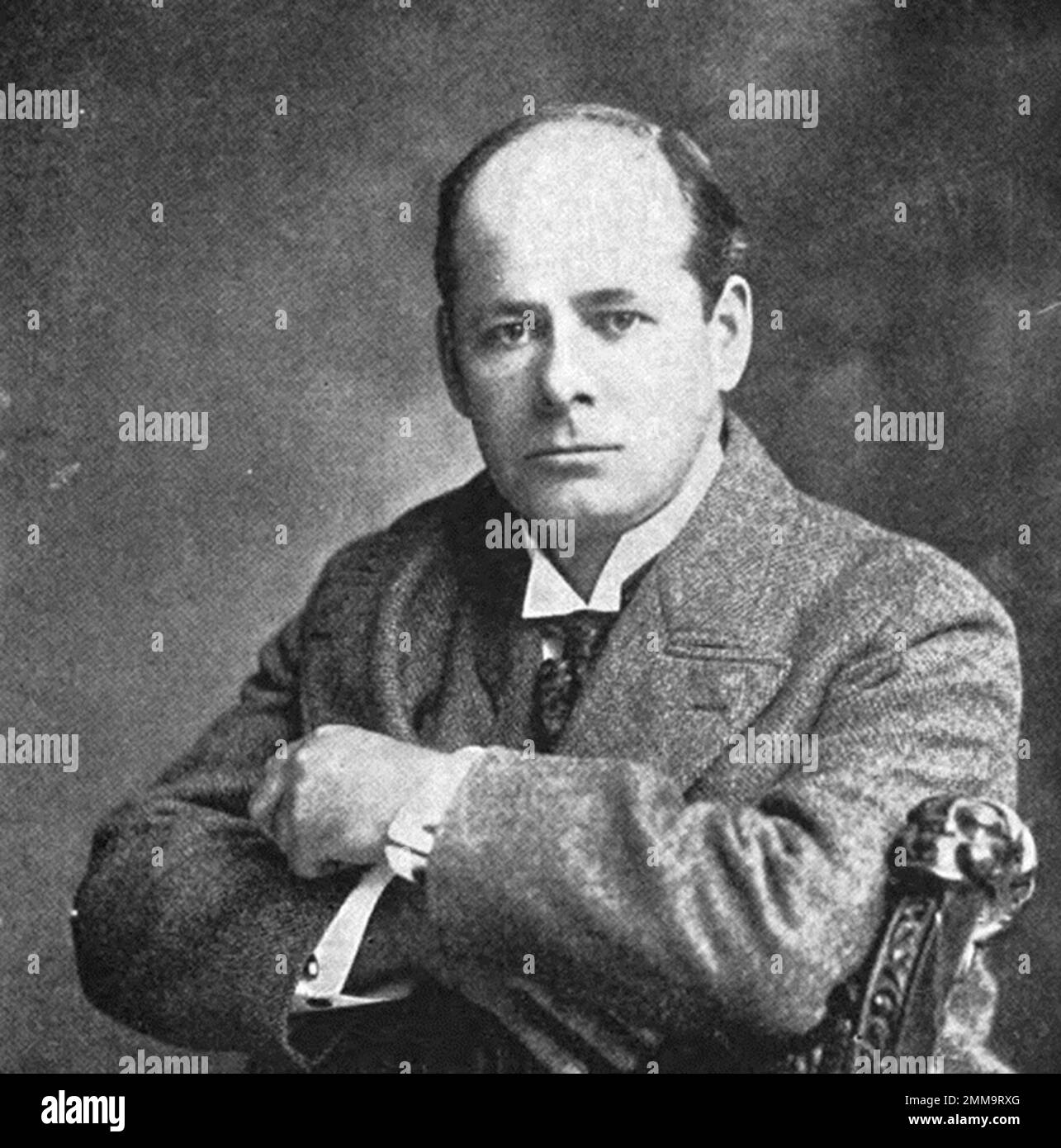 Morgan Robertson, Morgan Andrew Robertson (1861 – 1915) American author of short stories and novels, and self-proclaimed inventor of the periscope. Stock Photo