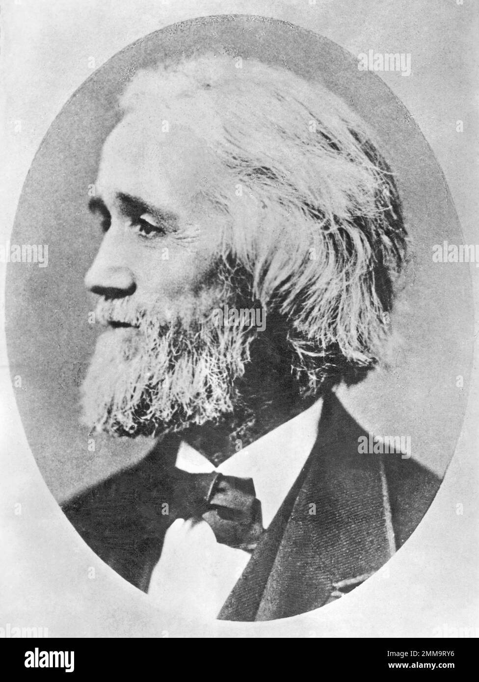 Christopher Latham Sholes, developer of the typewriter circa 1885