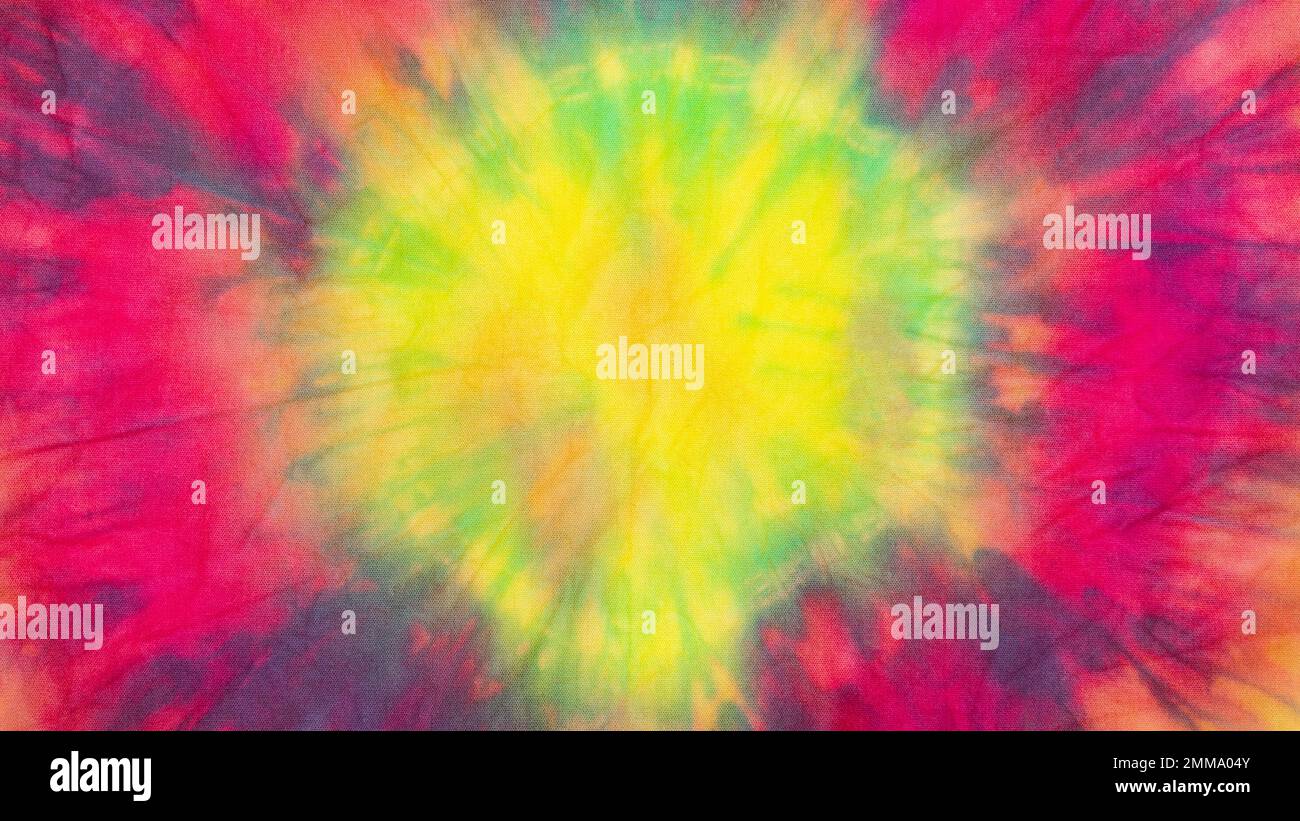 multicolored gradient tie dye fabric texture. Beautiful photo Stock