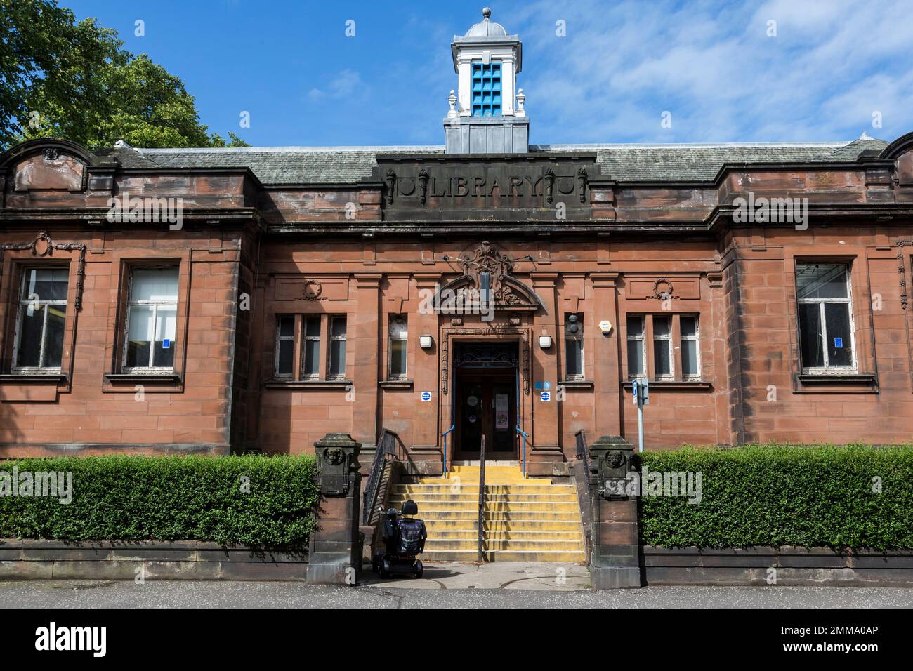 Langside Library, opened in 1915, Sinclair Drive, Glasgow, Scotland, UK