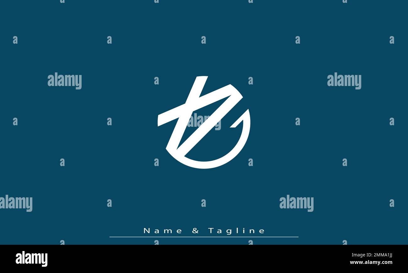 Alphabet letters Initials Monogram logo XG , GX Stock Vector
