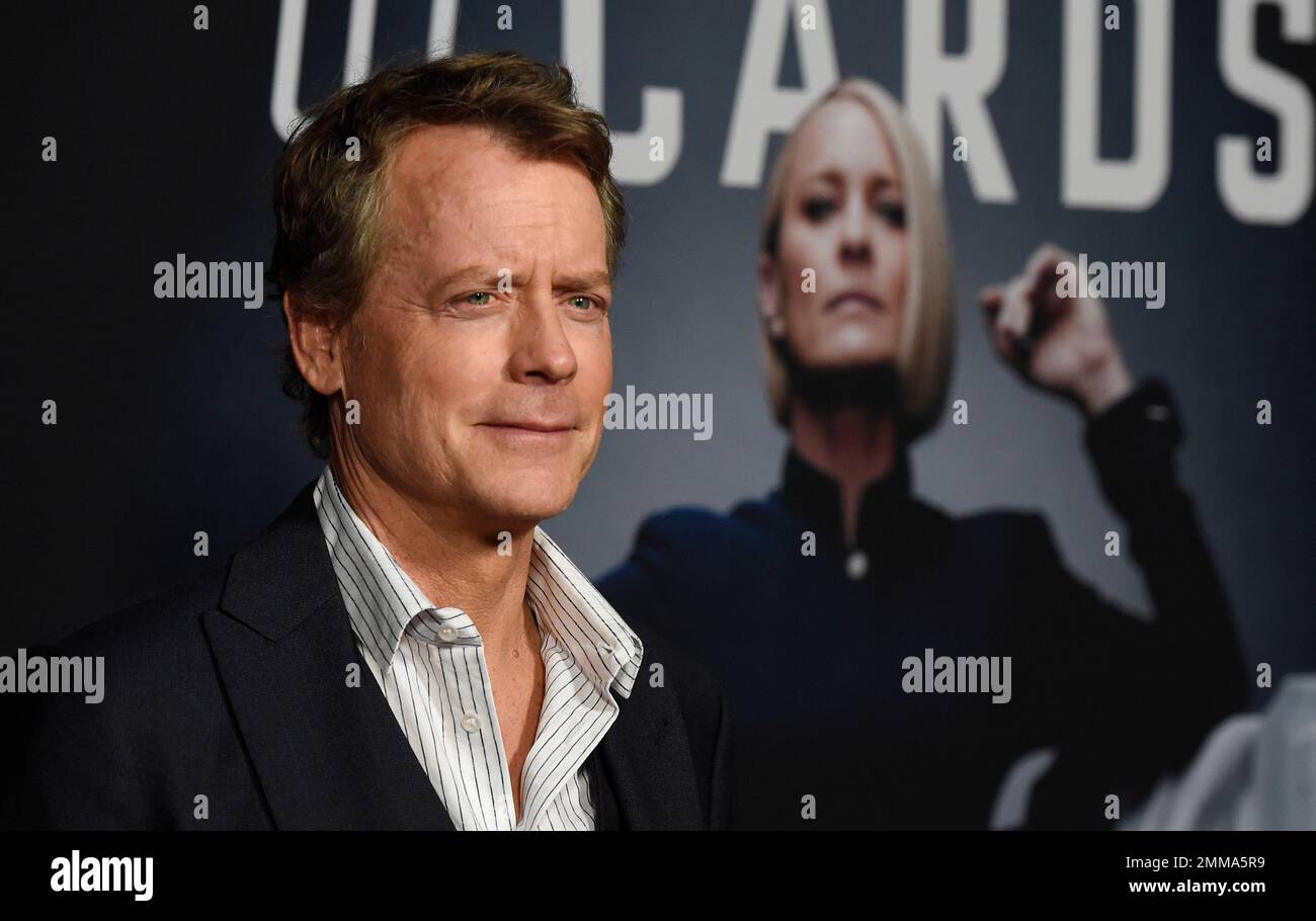 Greg Kinnear, a cast member in "House of Cards," poses at the season
