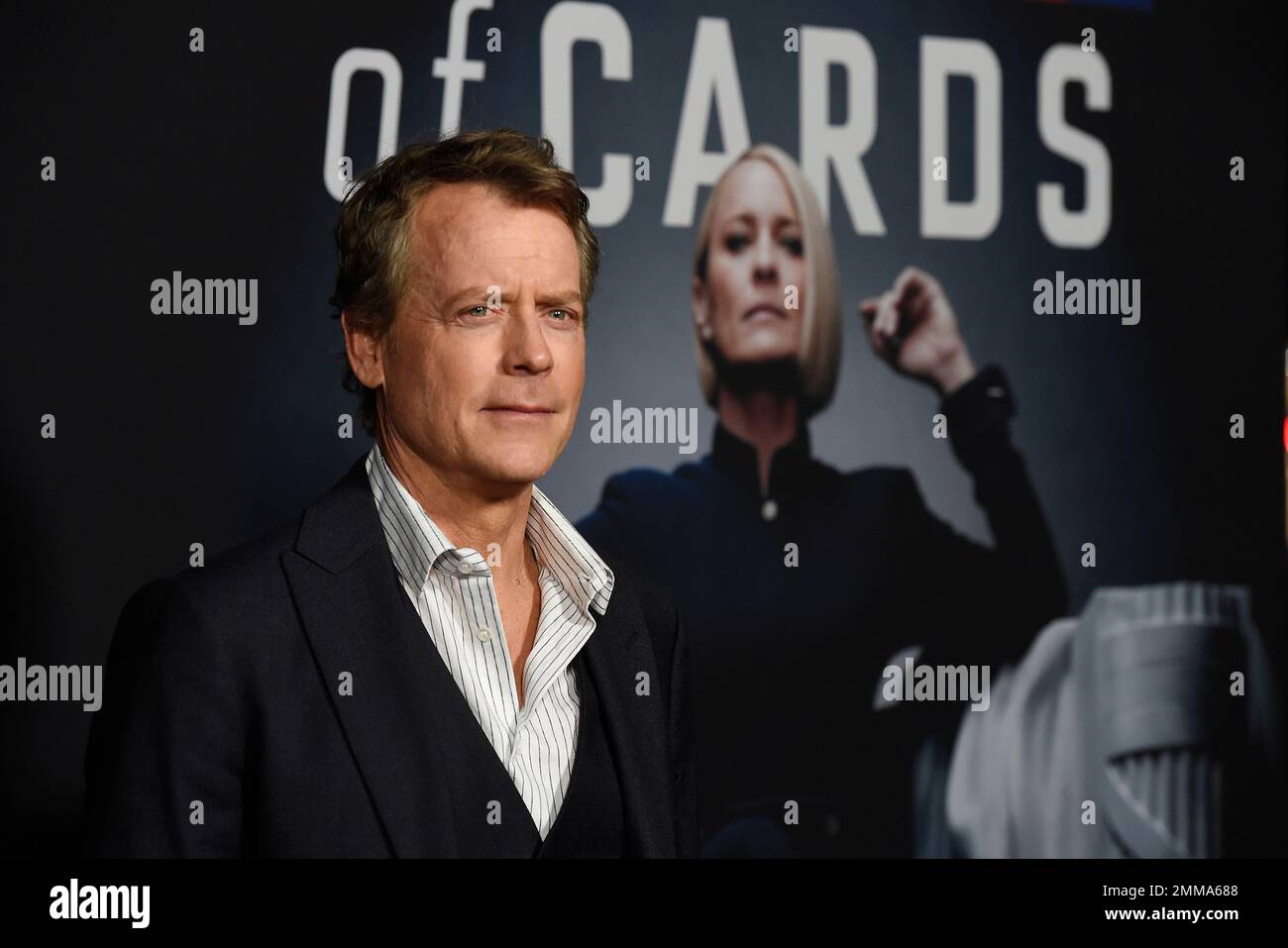 Greg Kinnear, a cast member in "House of Cards," poses at the season