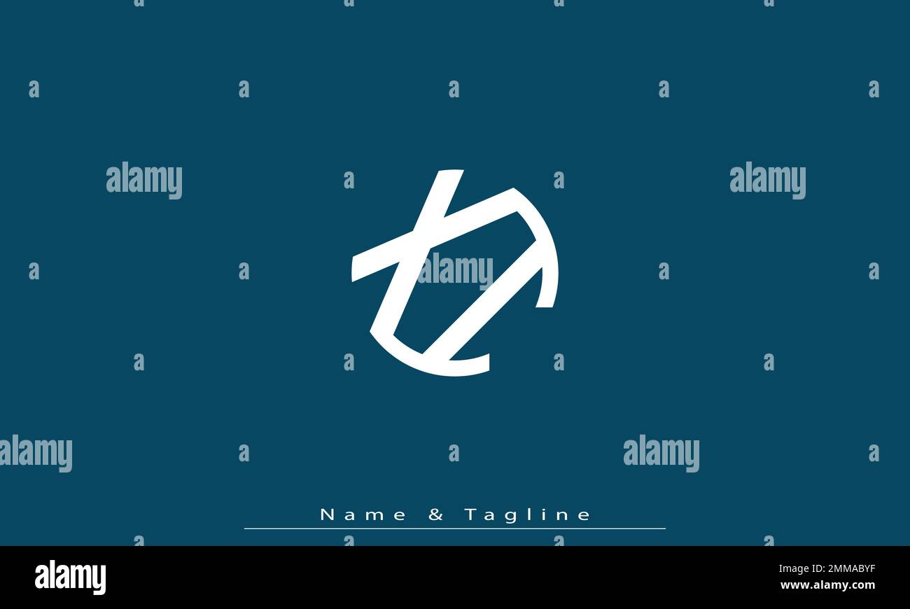 Alphabet letters Initials Monogram logo XI , IX Stock Vector
