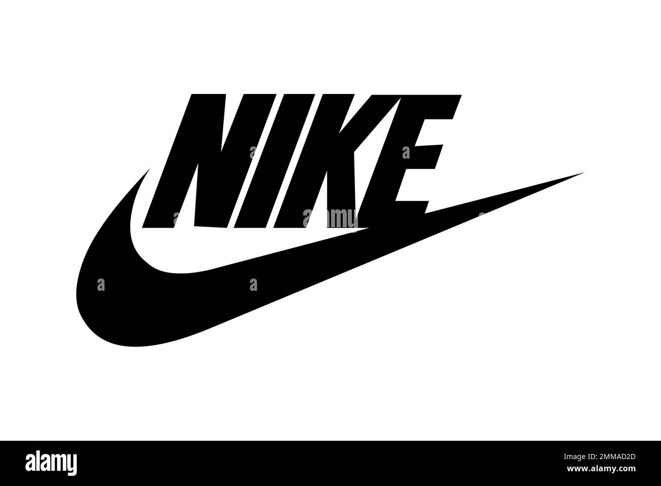 Nike logo Black and White Stock Photos & Images - Alamy