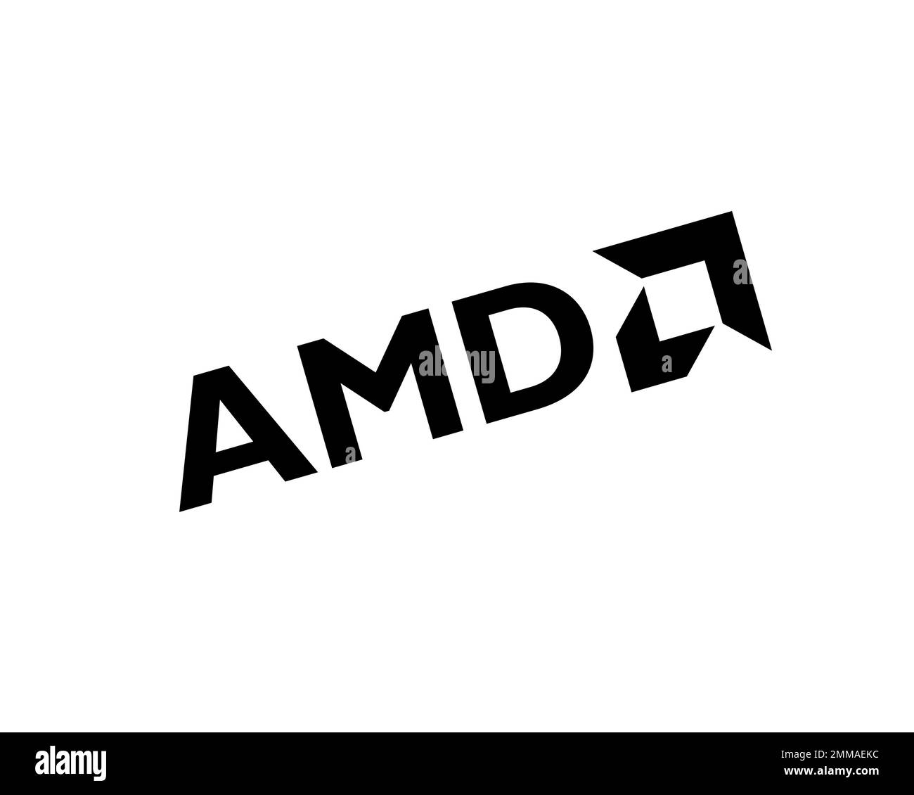 Advanced Micro Devices, rotated, white background, logo, brand name