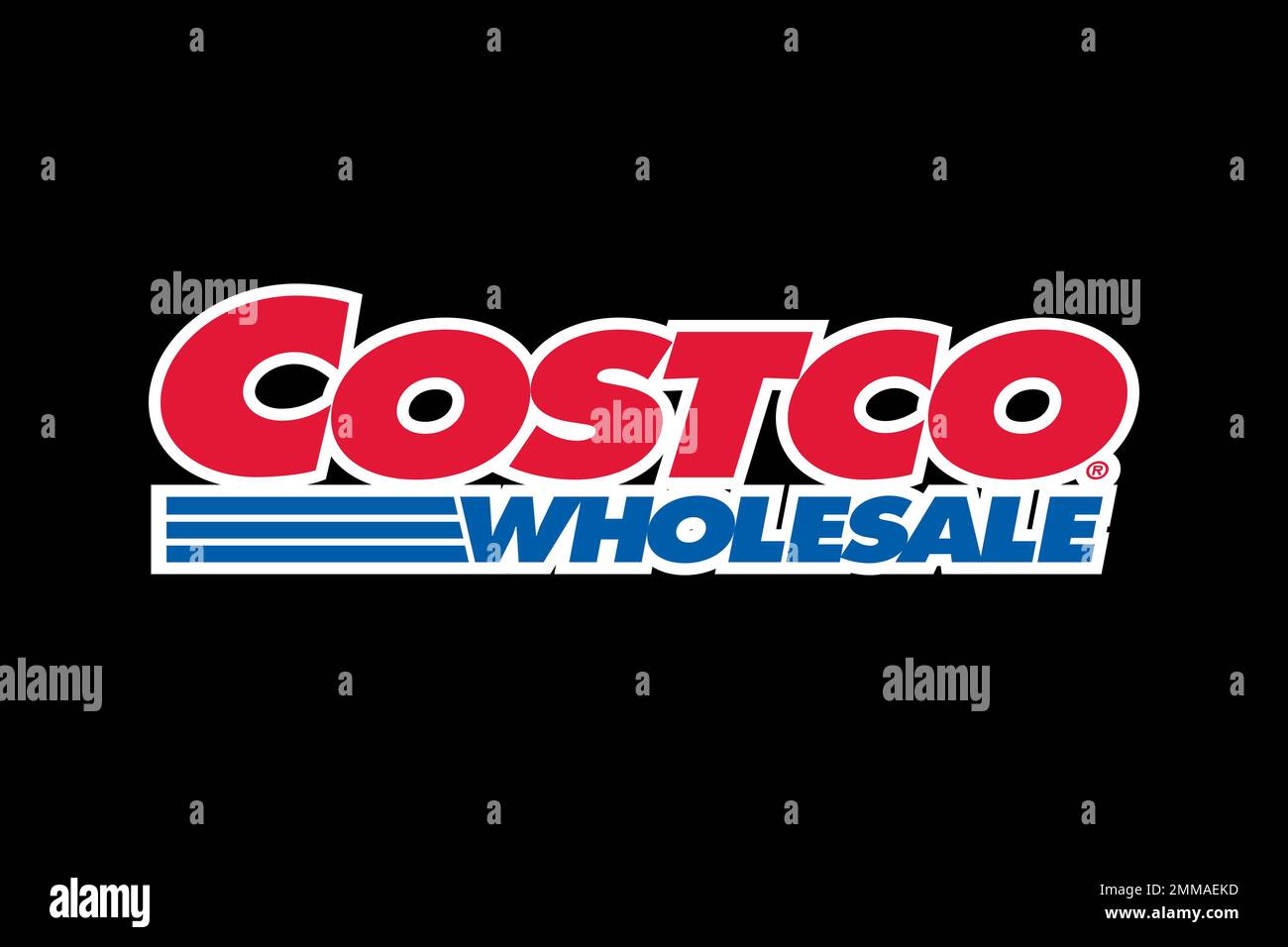 Costco, black background, logo, brand name Stock Photo - Alamy