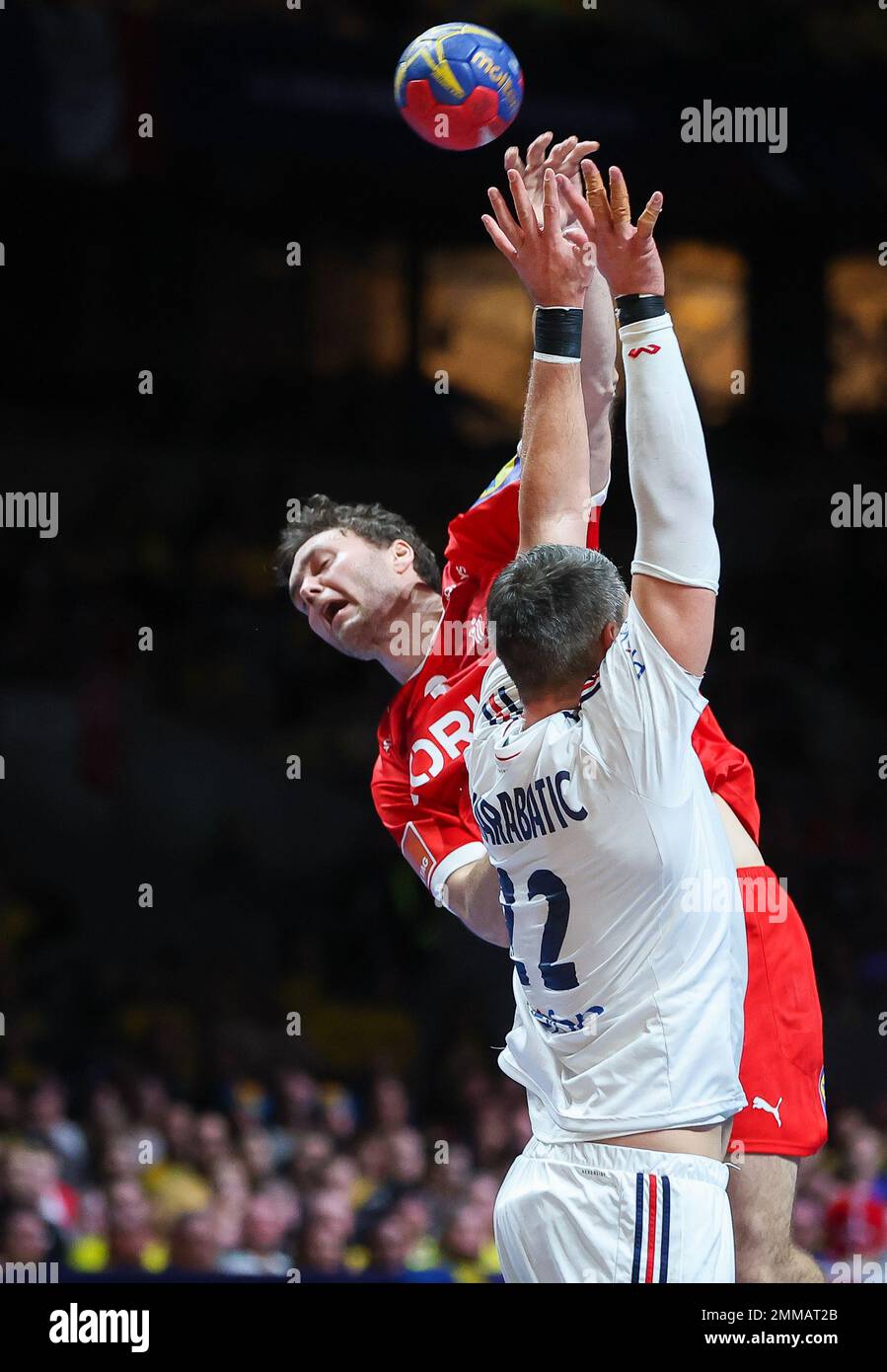 Stockholm, Sweden. 29th Jan, 2023. Handball World Cup, final France