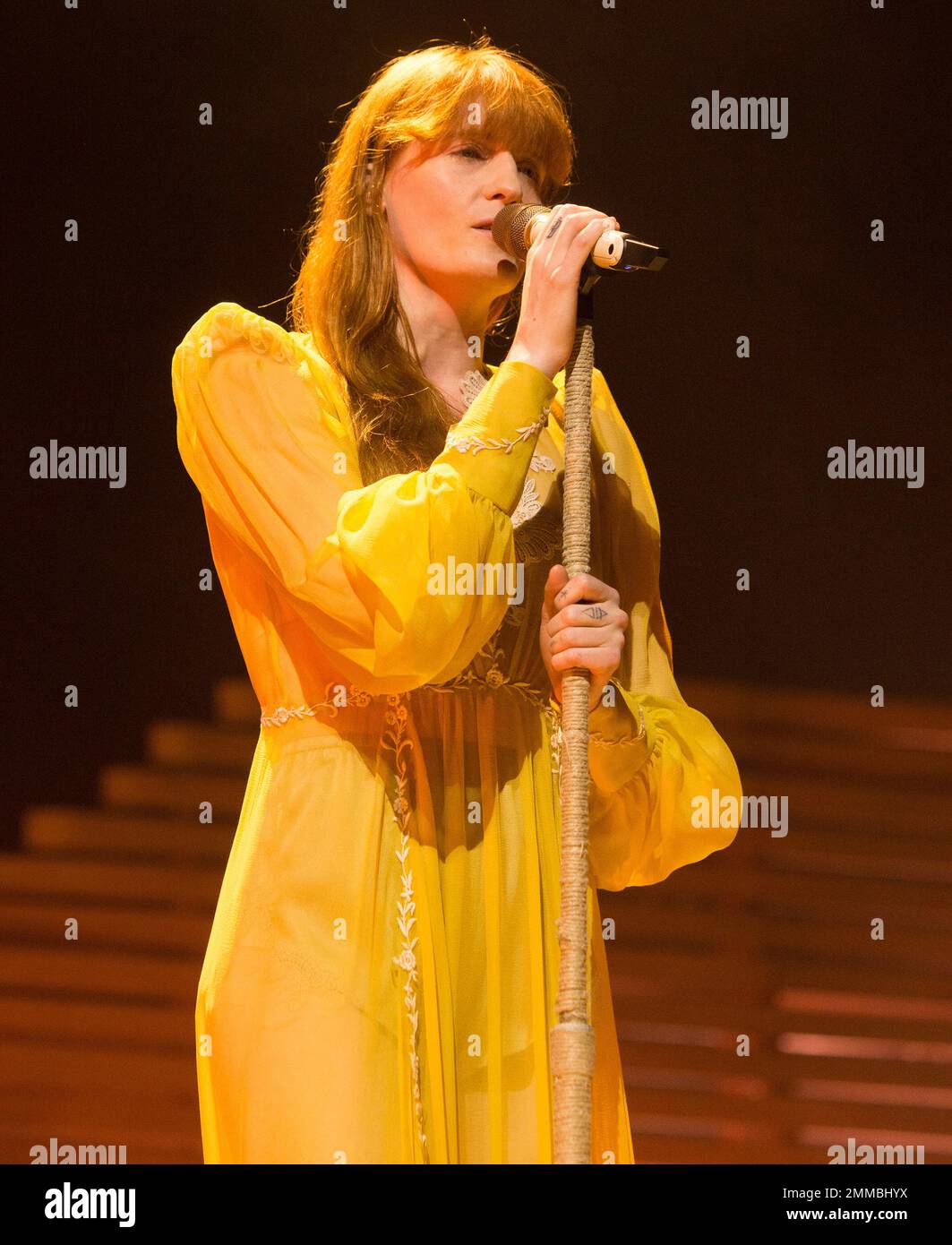 Florence Welch of the band Florence + The Machine performs in concert ...