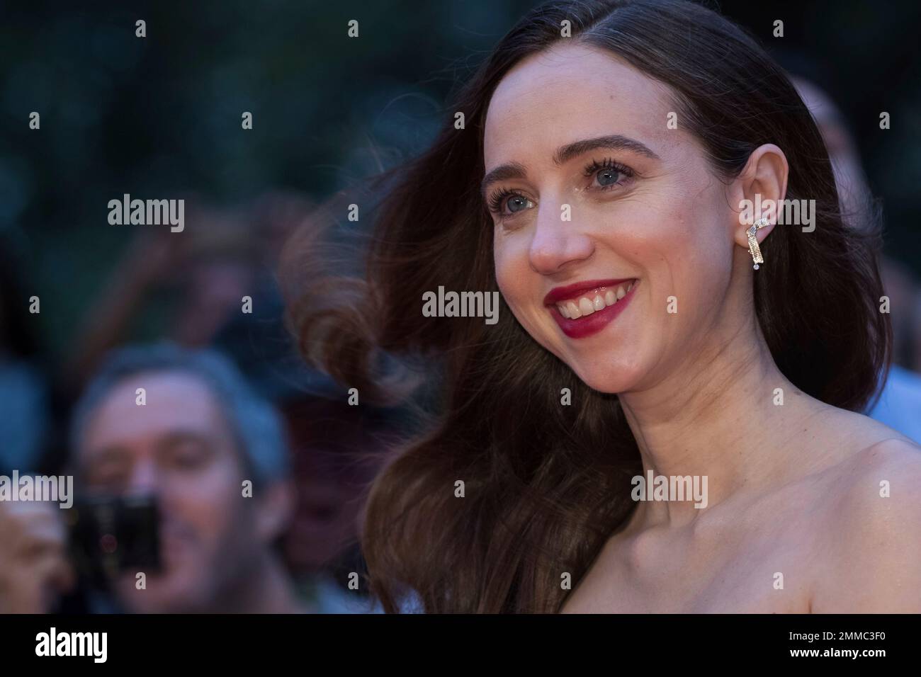 Actress Zoe Kazan Poses For Photographers Upon Arrival At The Premiere Of The Film The Ballad