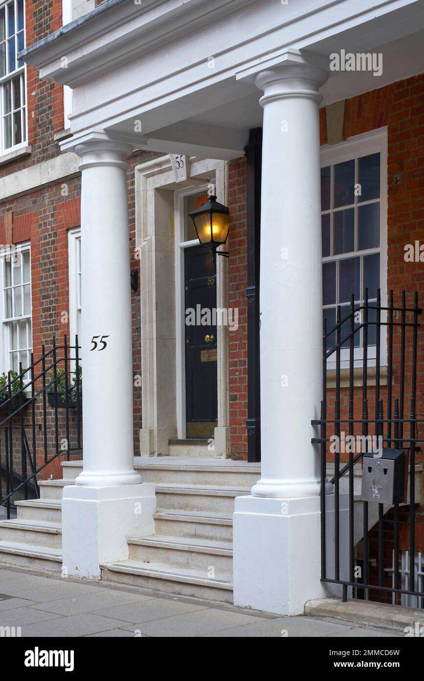 Tufton Street. SW1  55 Tufton Street. Right wing think tank Stock Photo