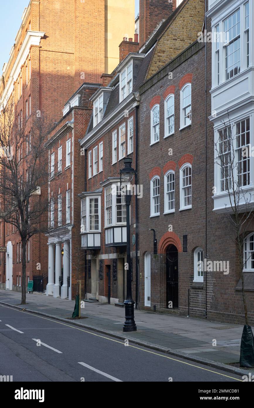 Tufton Street. SW1  55 Tufton Street. Right wing think tank Stock Photo