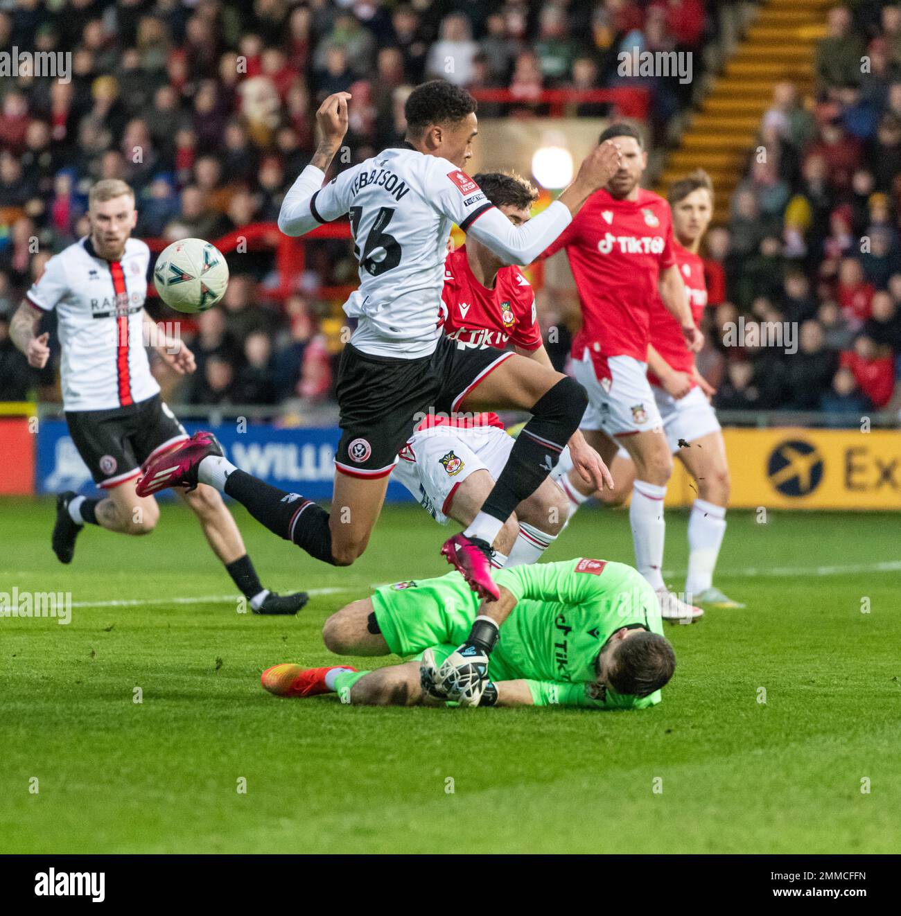 Spectacular Wrexham Eye Sheffield United's Wales Striker Moore Backdrop Spectacular Wrexham Eye Sheffield United's Wales Striker Moore Backdrop