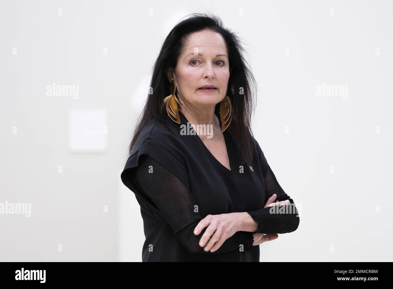 Madrid, Spain. 29th Jan, 2023. The artist Isabel MuÃ±oz poses during the portrait session at RABASF in Madrid, Spain (Credit Image: © Atilano Garcia/SOPA Images via ZUMA Press Wire) EDITORIAL USAGE ONLY! Not for Commercial USAGE! Stock Photo
