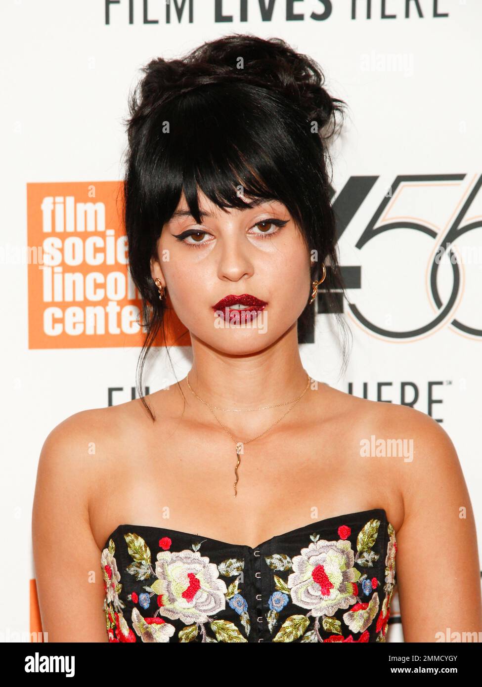Alexa Demie attends the premiere of "Mid90s" at Alice Tully Hall during the 56th New York Film