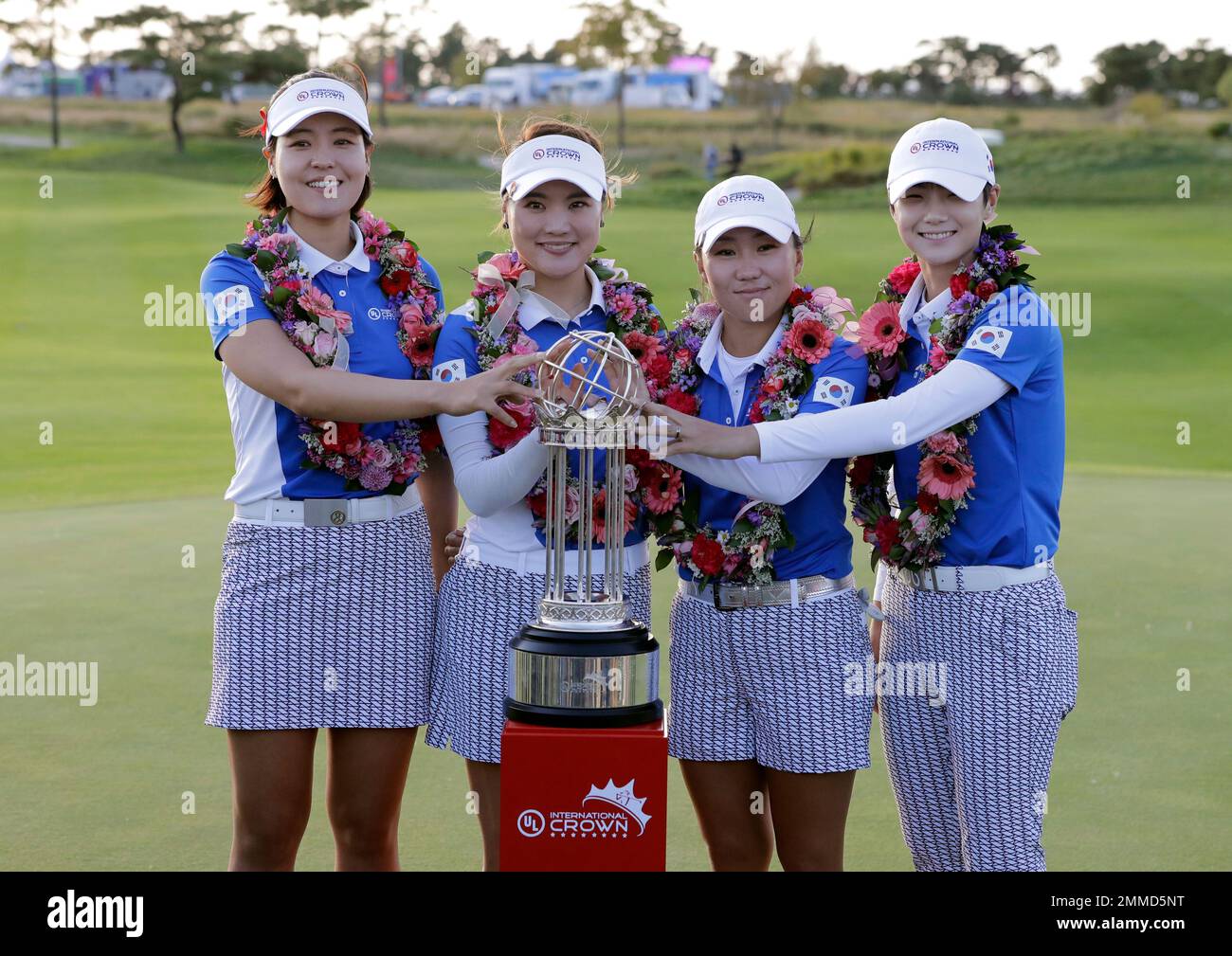 Winners on the South Korean team from left; In Gee Chun, So Yeon Ryu, InKyung Kim, and Sung
