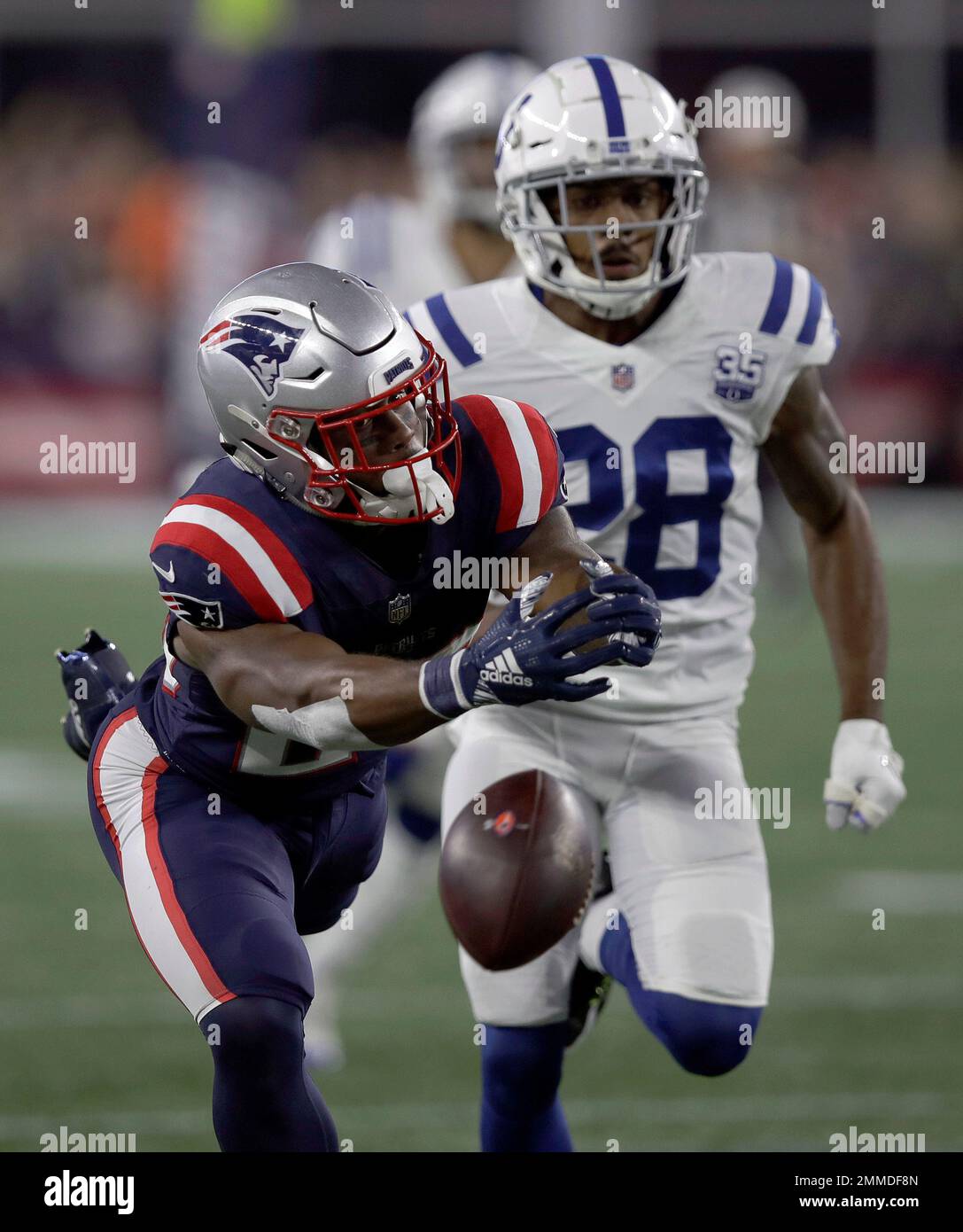 Indianapolis Colts cornerback Chris Milton (28) during NFL football  preseason game action between the Indianapolis Colts and the Cincinnati  Bengals at Paul Brown Stadium in Cincinnati, OH. Adam Lacy/CSM Stock Photo 