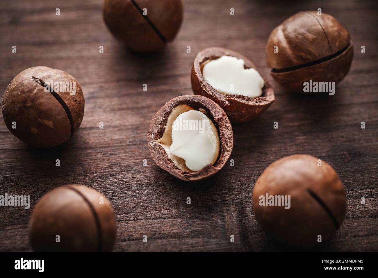 macadamia nuts, typical Australian queensland Stock Photo Alamy