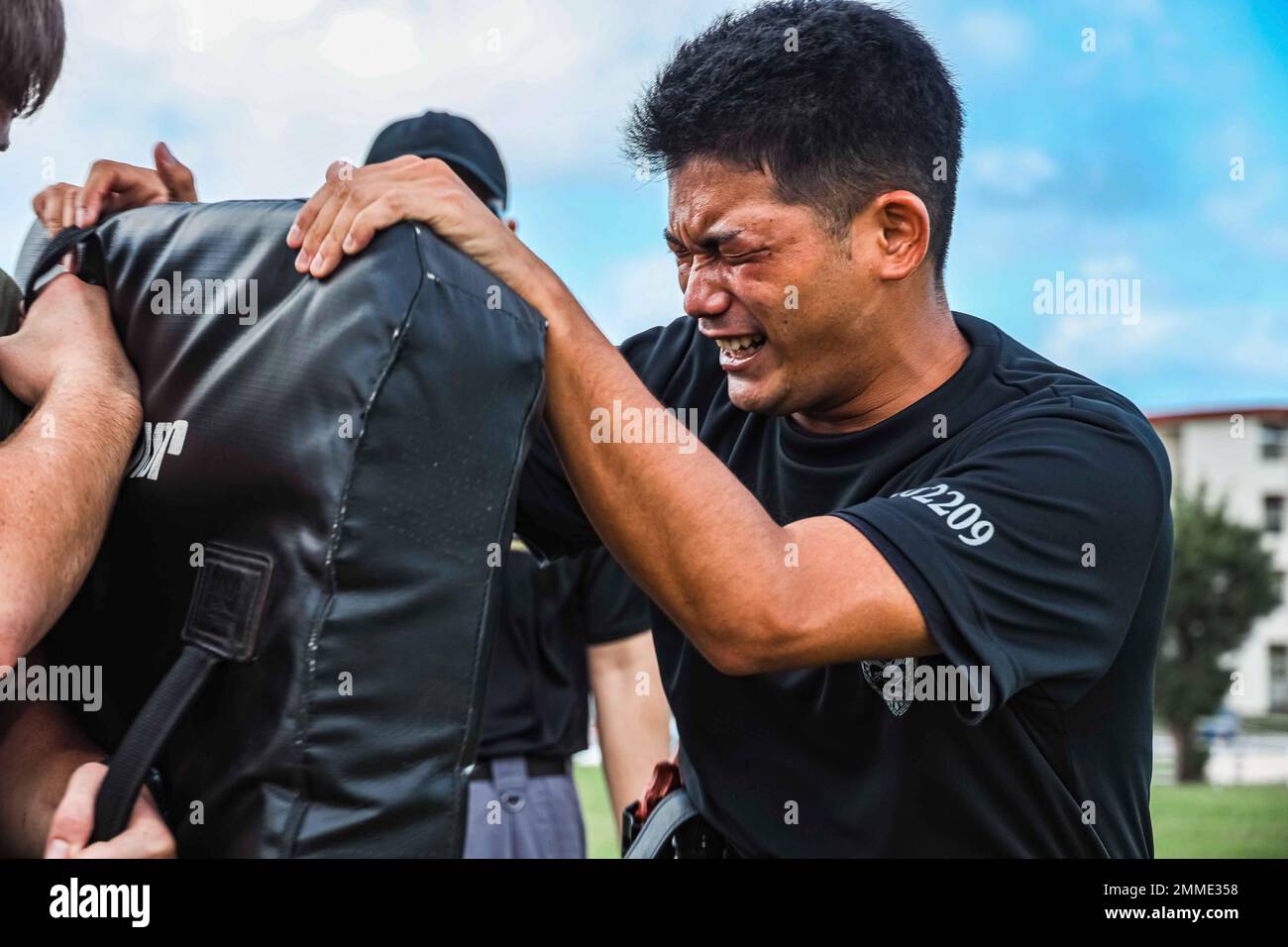 A Japanese Security Guard with Provost Marshal’s Office, Headquarters ...