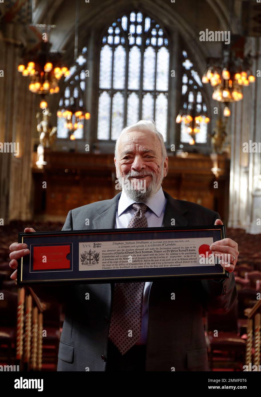 American multiawardwinning composer and lyricist, Stephen Sondheim