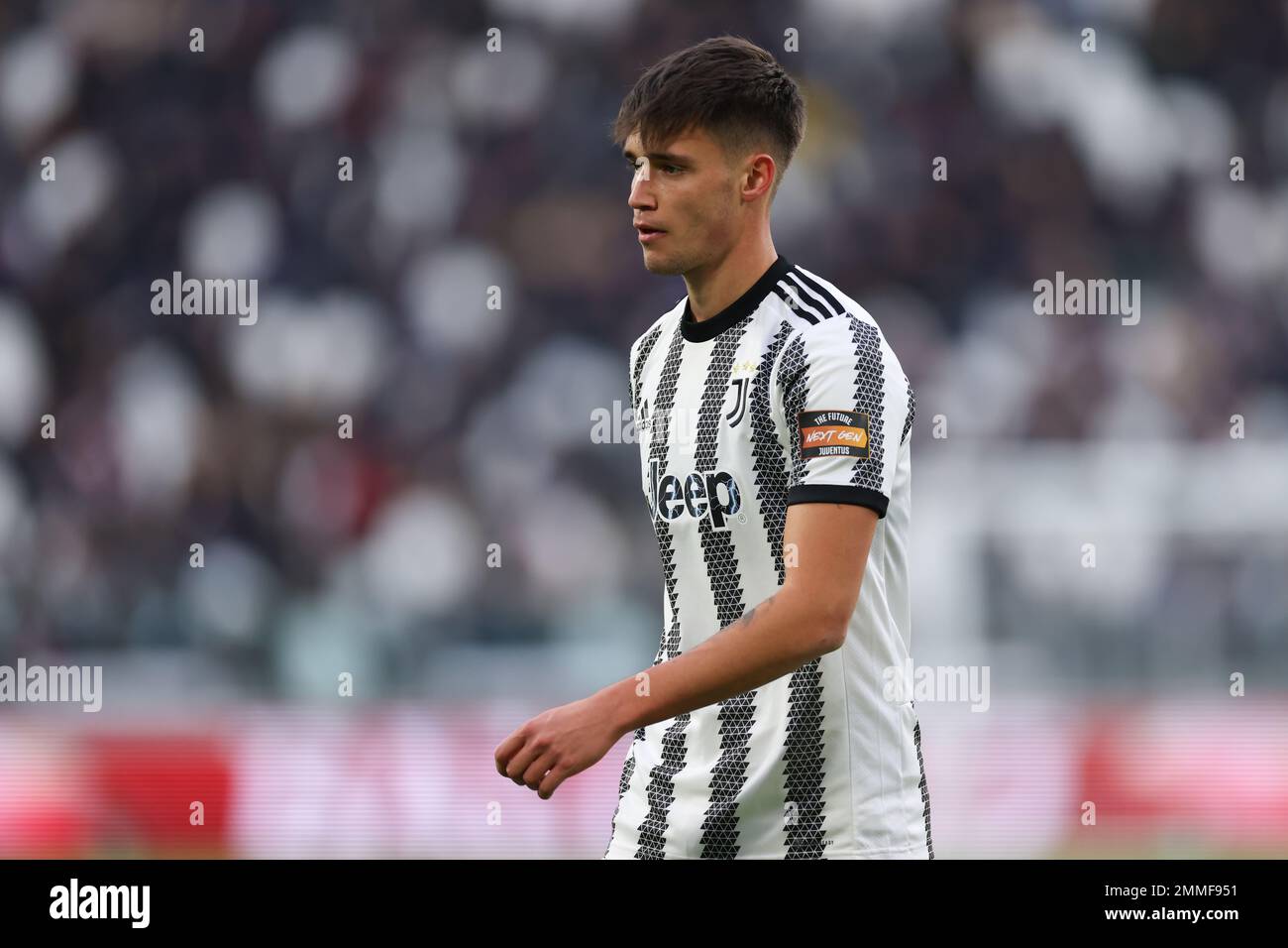 Turin, Italy, 27th November 2022. Nicolo Cudrig of Juventus during the