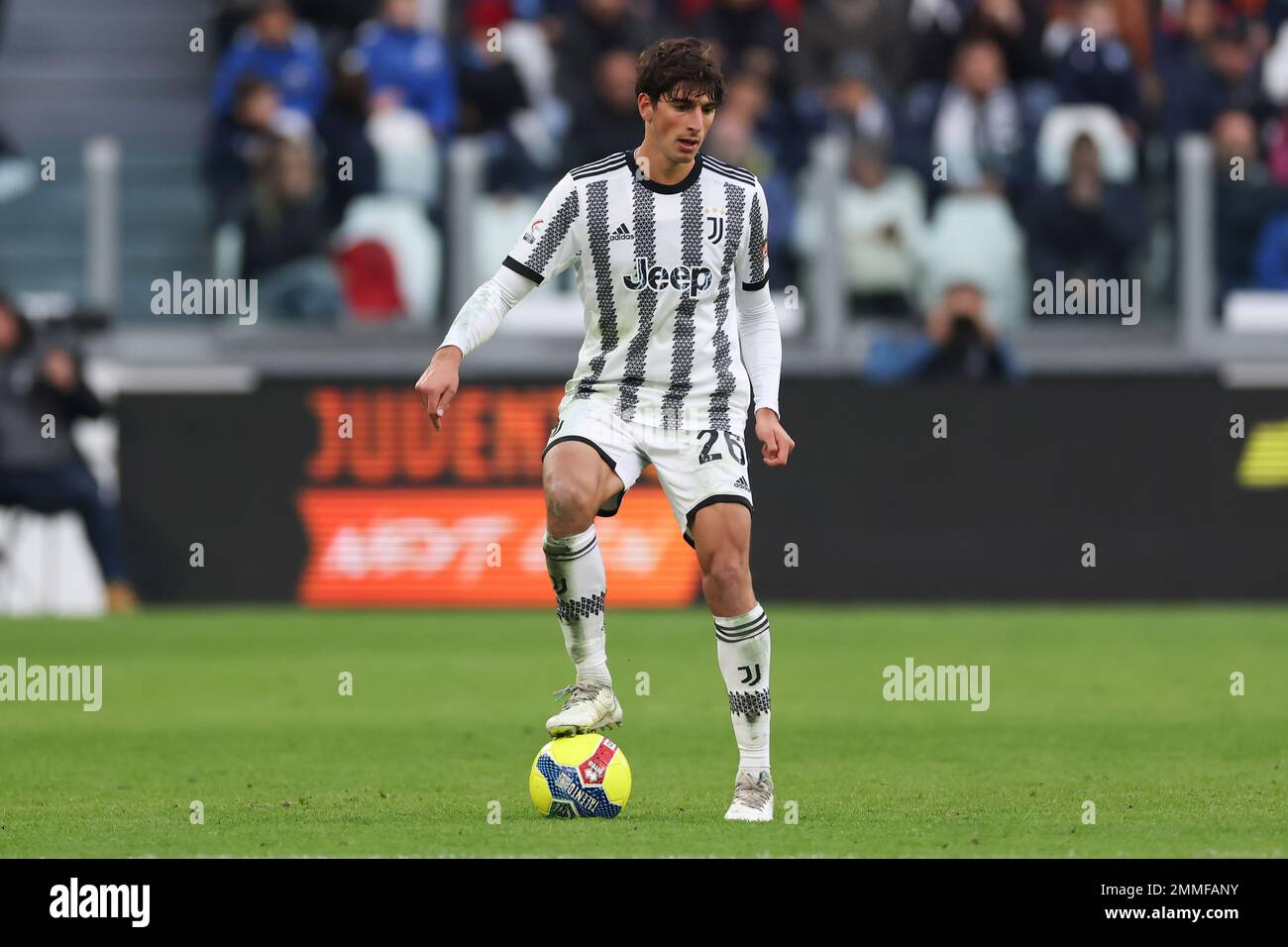 Turin, Italy, 27th November 2022. Tommaso Barbieri of Juventus during the Serie C match at Allianz Stadium, Turin. Picture credit should read: Jonathan Moscrop / Sportimage Stock Photo