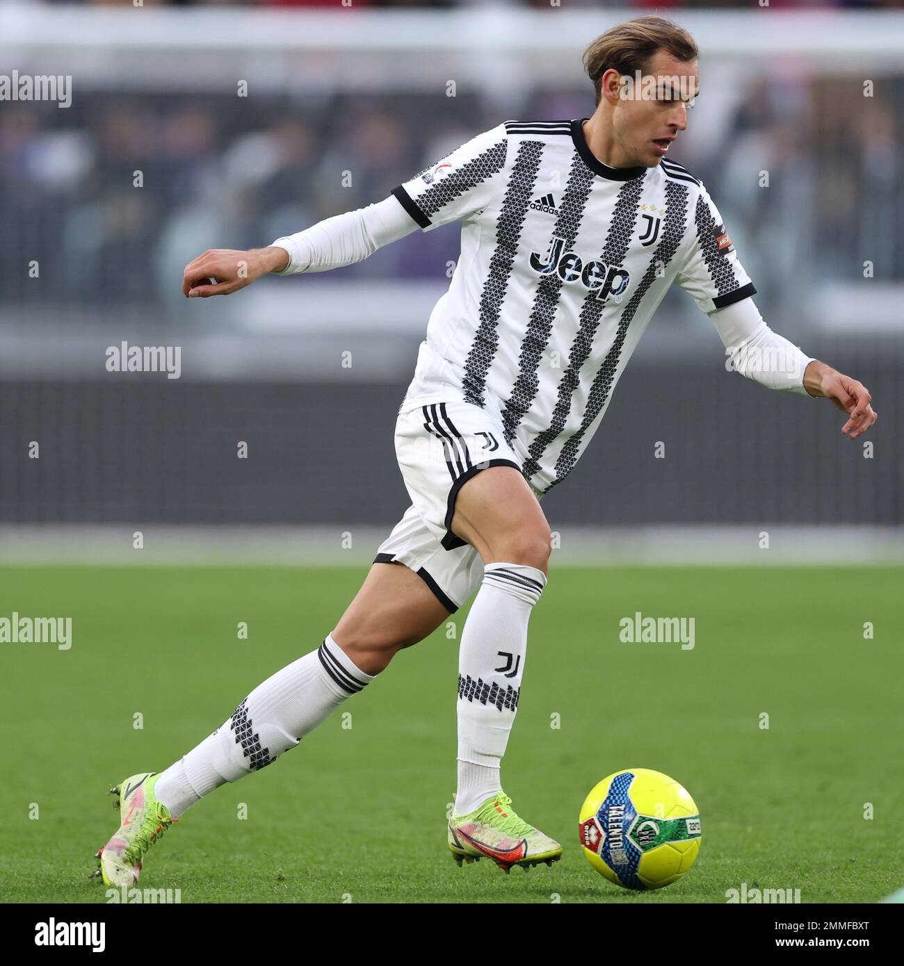 Turin, Italy, 27th November 2022. Nikola Sekulov of Juventus during the Serie  C match at Allianz Stadium, Turin. Picture credit should read: Jonathan  Moscrop / Sportimage Stock Photo - Alamy