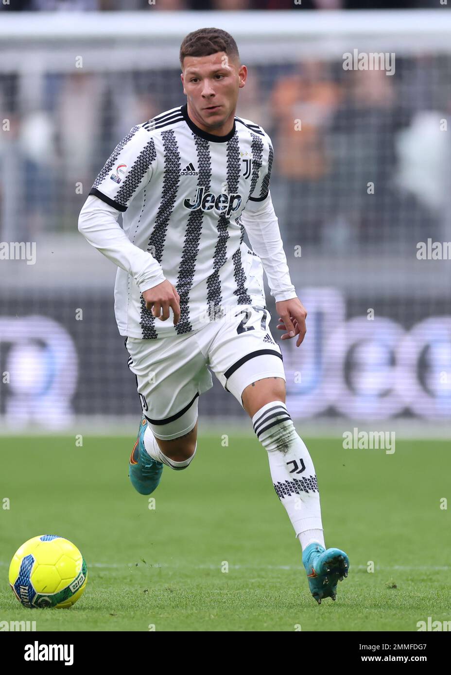 Turin, Italy, 27th November 2022. Michele Besaggio of Juventus during the Serie C match at Allianz Stadium, Turin. Picture credit should read: Jonathan Moscrop / Sportimage Stock Photo