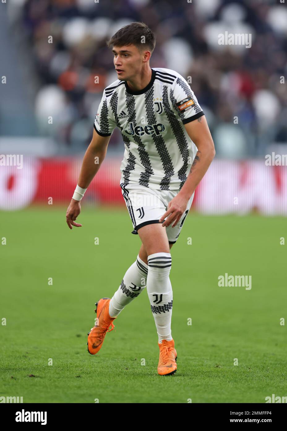 Turin, Italy, 27th November 2022. Nicolo Cudrig of Juventus during the Serie  C match at Allianz Stadium, Turin. Picture credit should read: Jonathan  Moscrop / Sportimage Stock Photo - Alamy