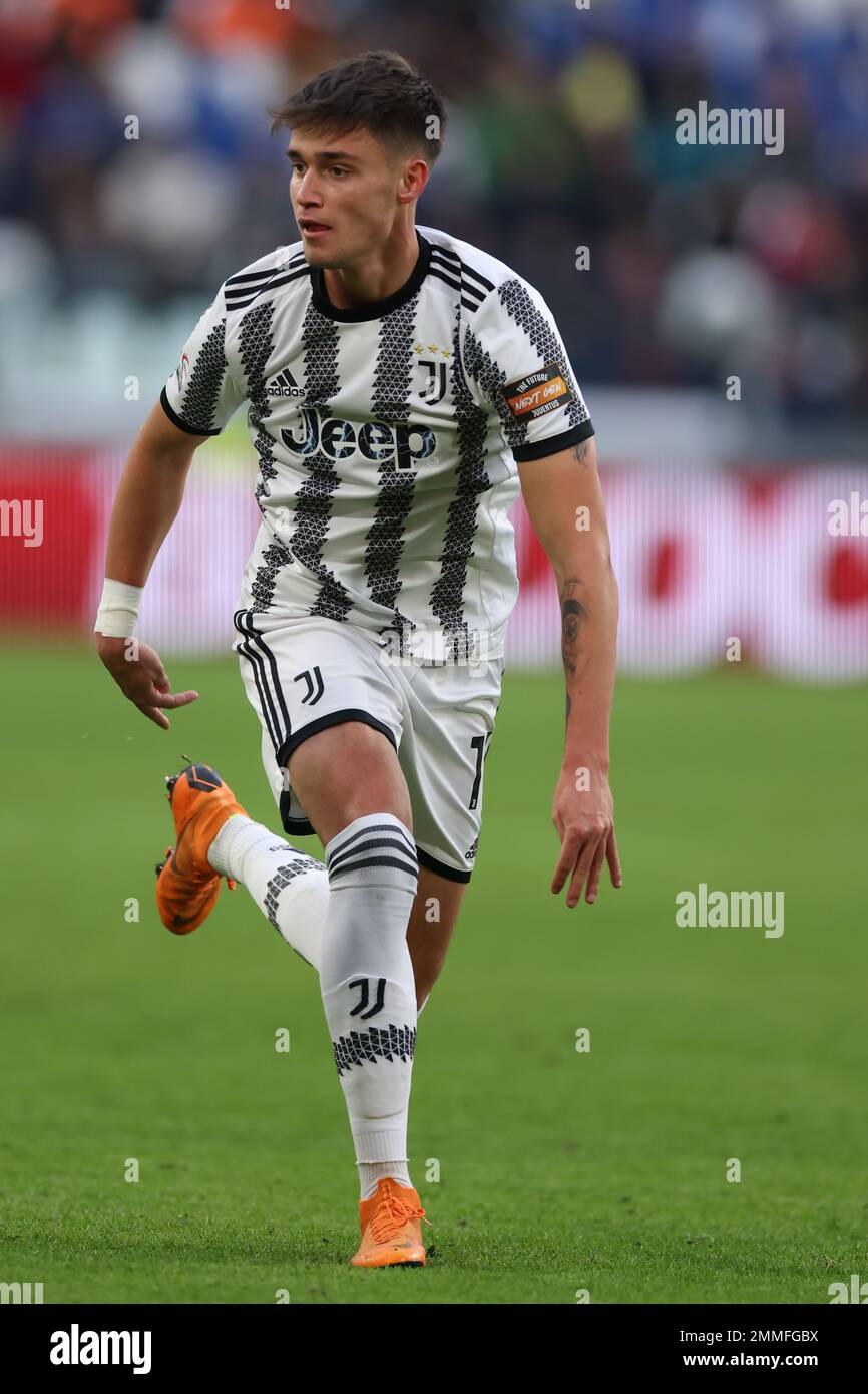 Turin, Italy, 27th November 2022. Nicolo Cudrig of Juventus during the Serie  C match at Allianz Stadium, Turin. Picture credit should read: Jonathan  Moscrop / Sportimage Stock Photo - Alamy