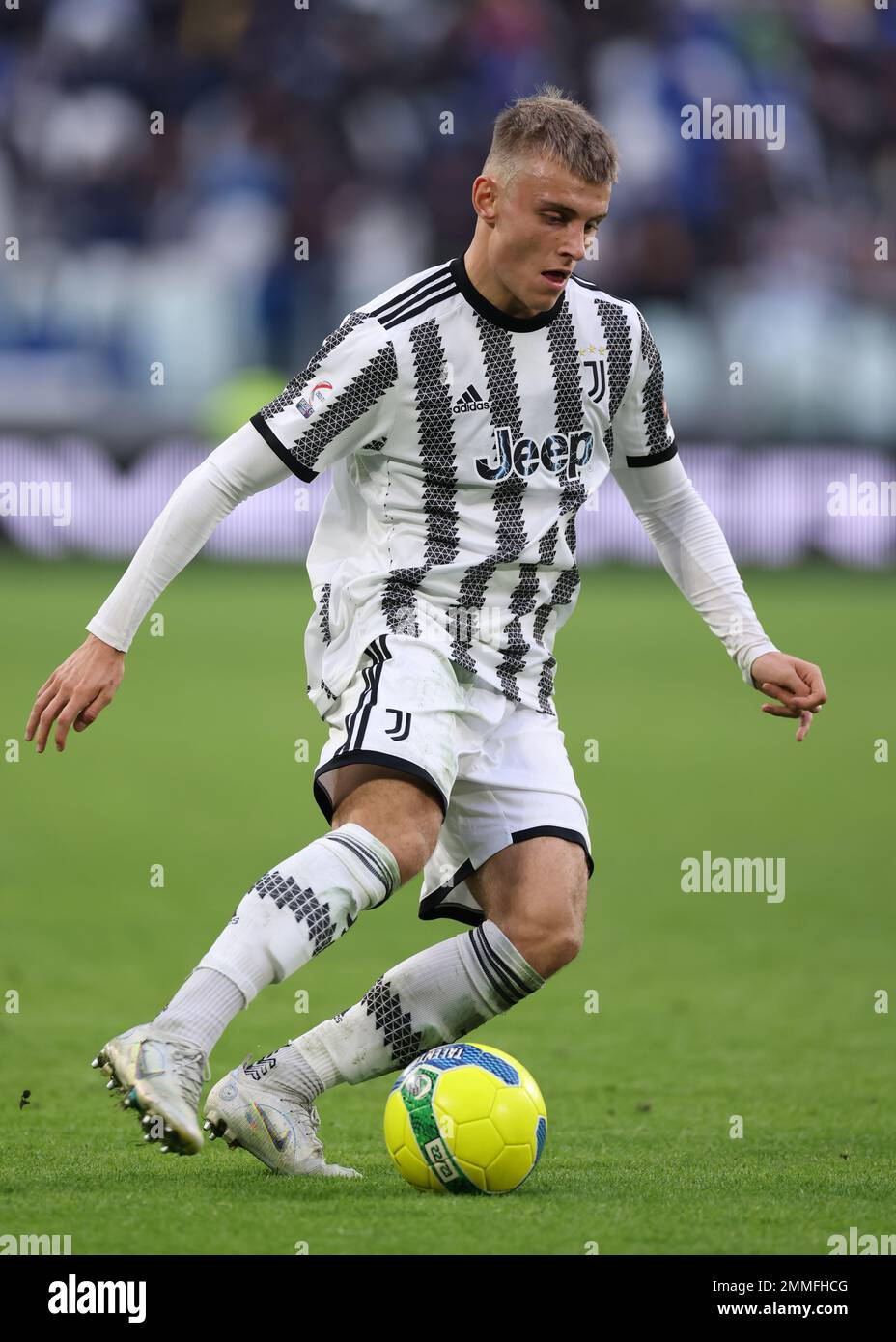 Turin, Italy, 27th November 2022. Nikola Sekulov of Juventus during the Serie  C match at Allianz Stadium, Turin. Picture credit should read: Jonathan  Moscrop / Sportimage Stock Photo - Alamy