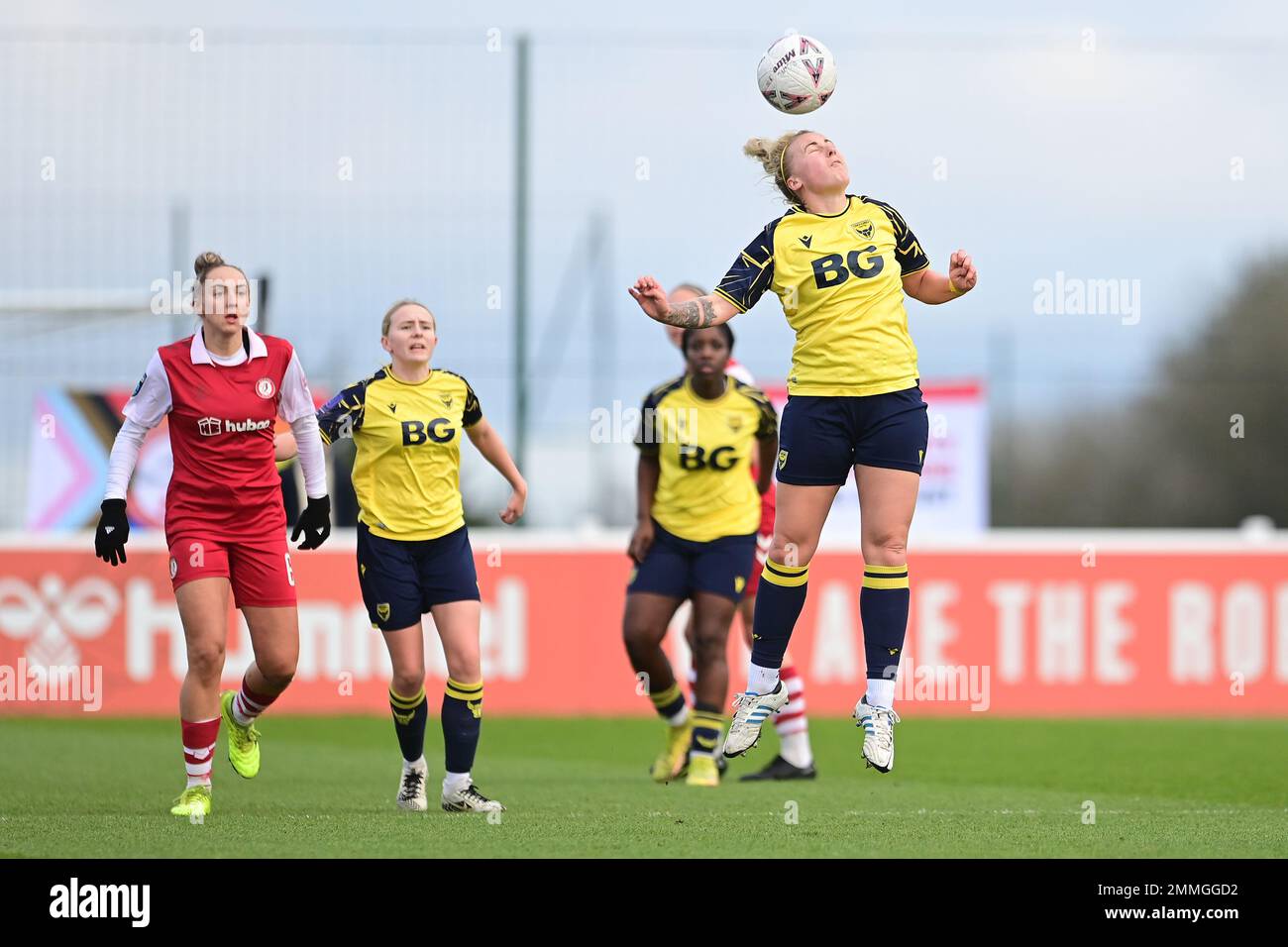 Bristol, UK. 29th January, 2023. Naomi Cole of Oxford United W.F.C. - Mandatory by-line: Ashley Crowden  - 29/01/2023 - FOOTBALL - Robins High Performance Centre - Bristol, England - Bristol City Women vs Oxford United Women - The Women's FA Cup - Fourth Round Credit: Ashley Crowden/Alamy Live News Stock Photo