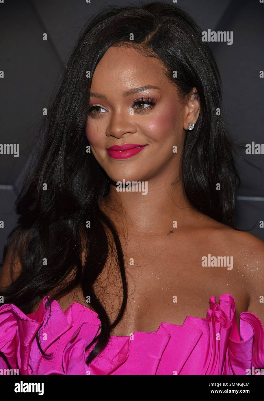 Singer Rihanna arrives at the Fenty Beauty by Rihanna one year