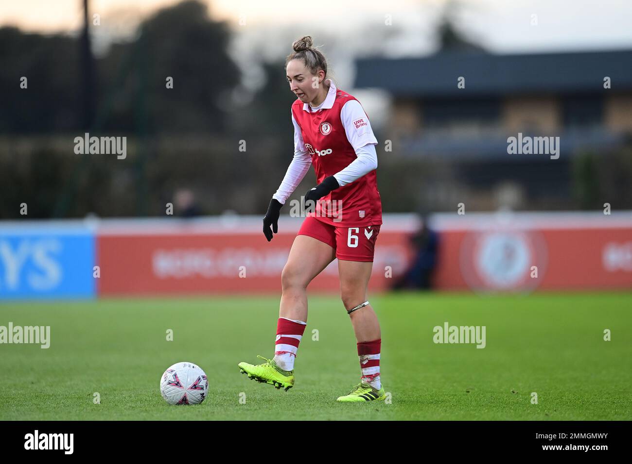 Bristol, UK. 29th January, 2023. Aimee Palmer of Bristol City Women  - Mandatory by-line: Ashley Crowden  - 29/01/2023 - FOOTBALL - Robins High Performance Centre - Bristol, England - Bristol City Women vs Oxford United Women - The Women's FA Cup - Fourth Round Credit: Ashley Crowden/Alamy Live News Stock Photo