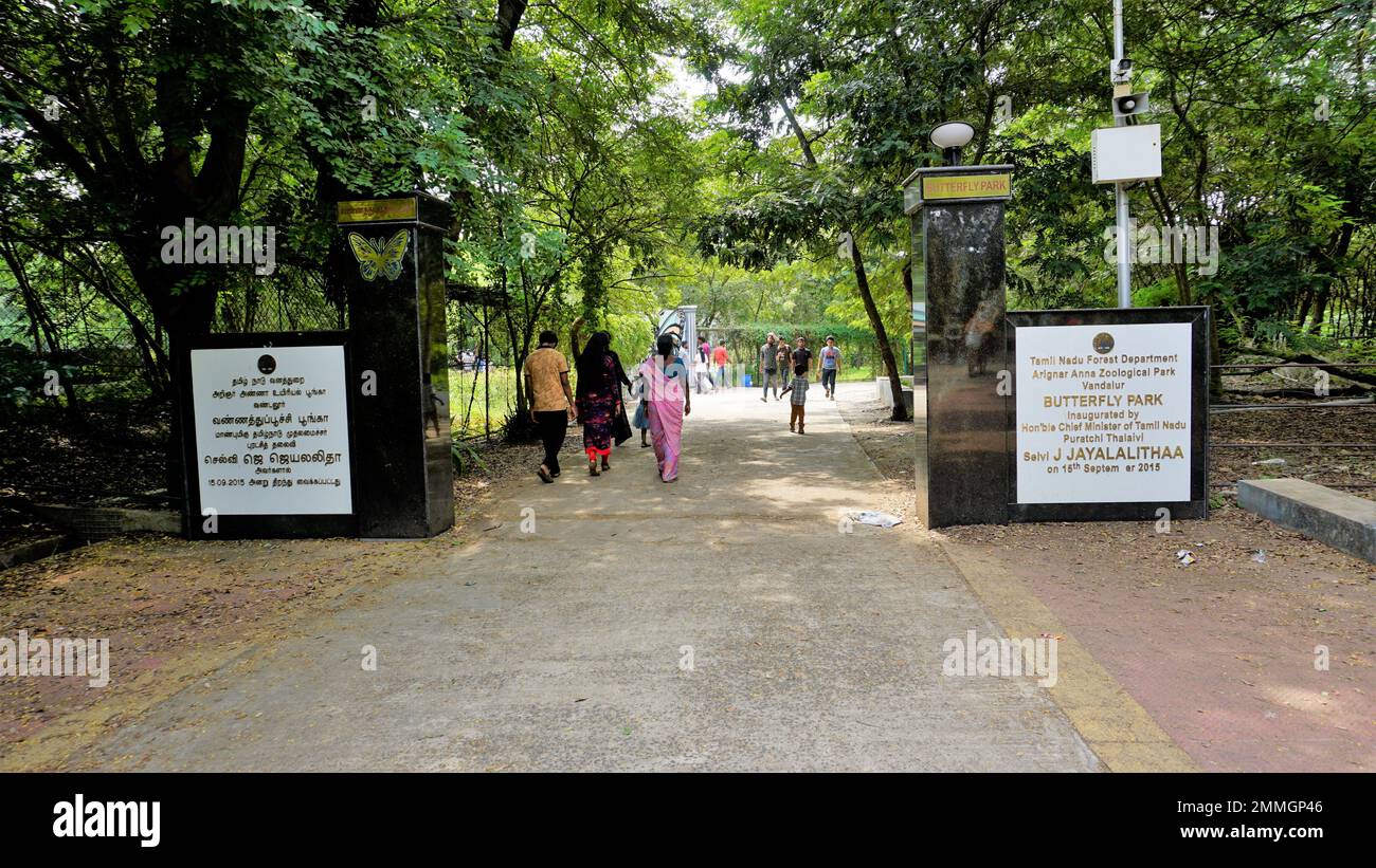 Aazp Overview Vandalur,Tamilnadu,India-October 04 2022: Entrance of Beautiful ...