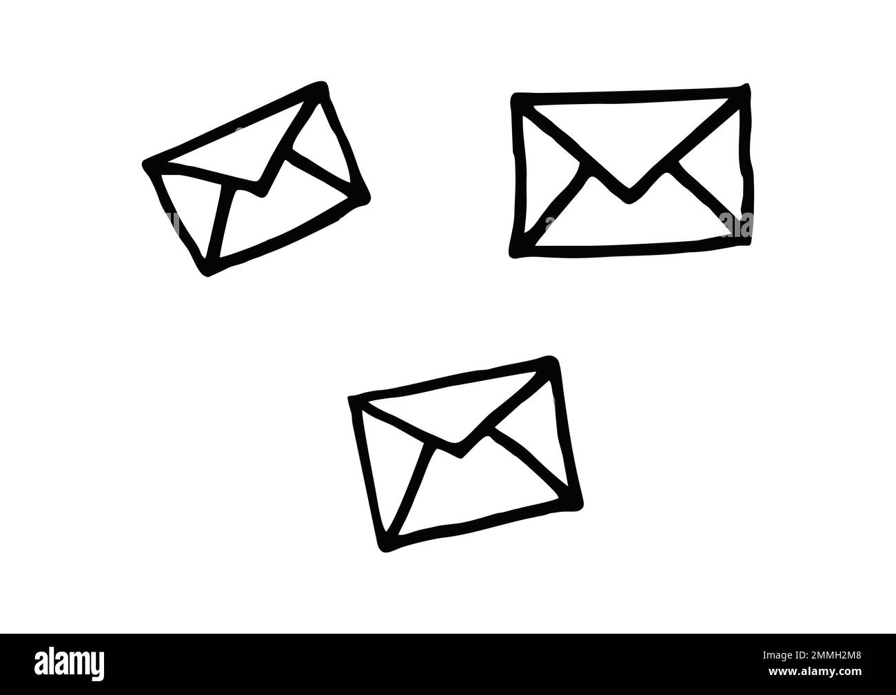 LETTER ENVELOPES CARTOON STYLE HAND DRAWING Stock Vector Image Art letter-envelopes-cartoon-style-hand-drawing-stock-vector-image-art