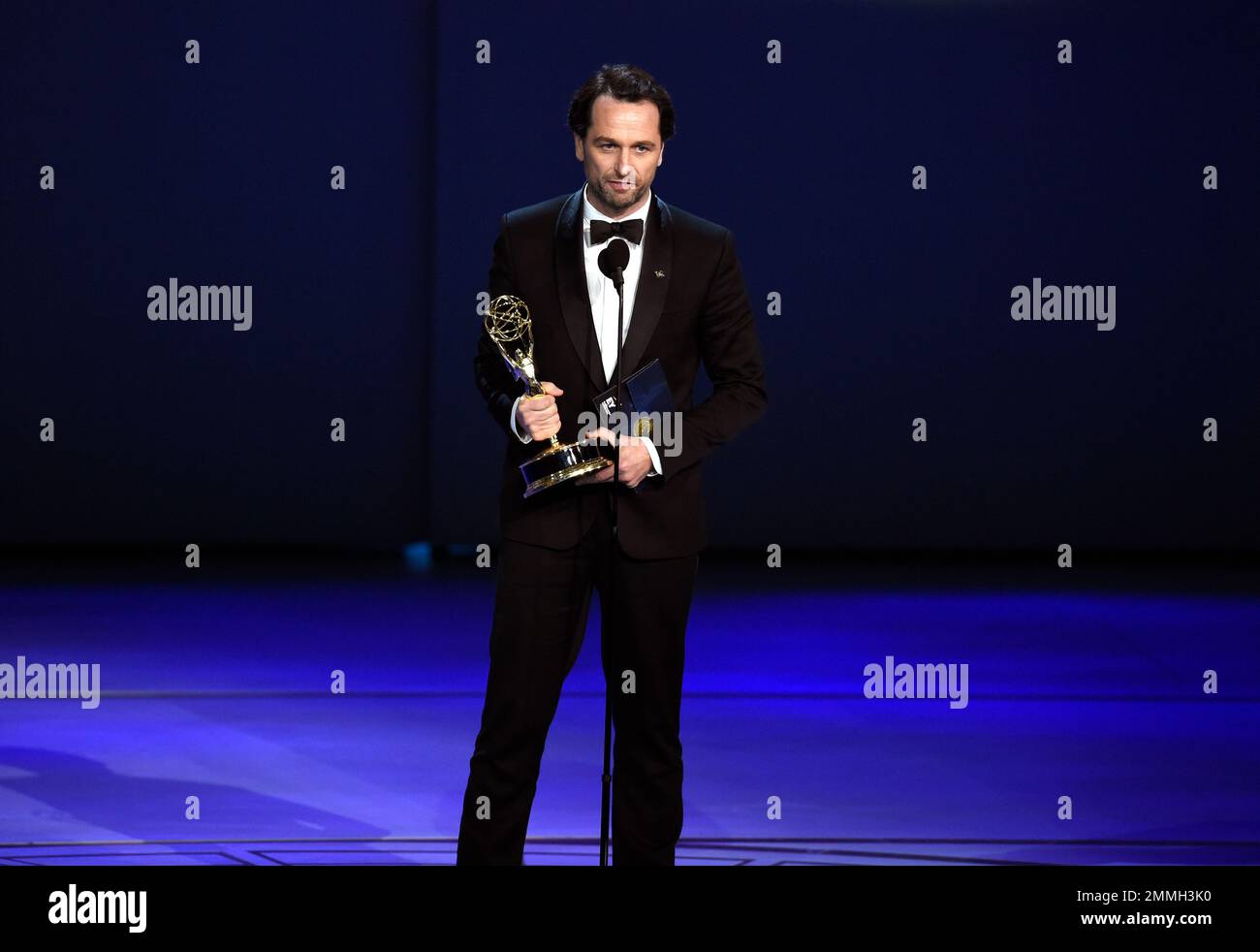 Matthew Rhys accepts the award for outstanding lead actor in a drama(01)