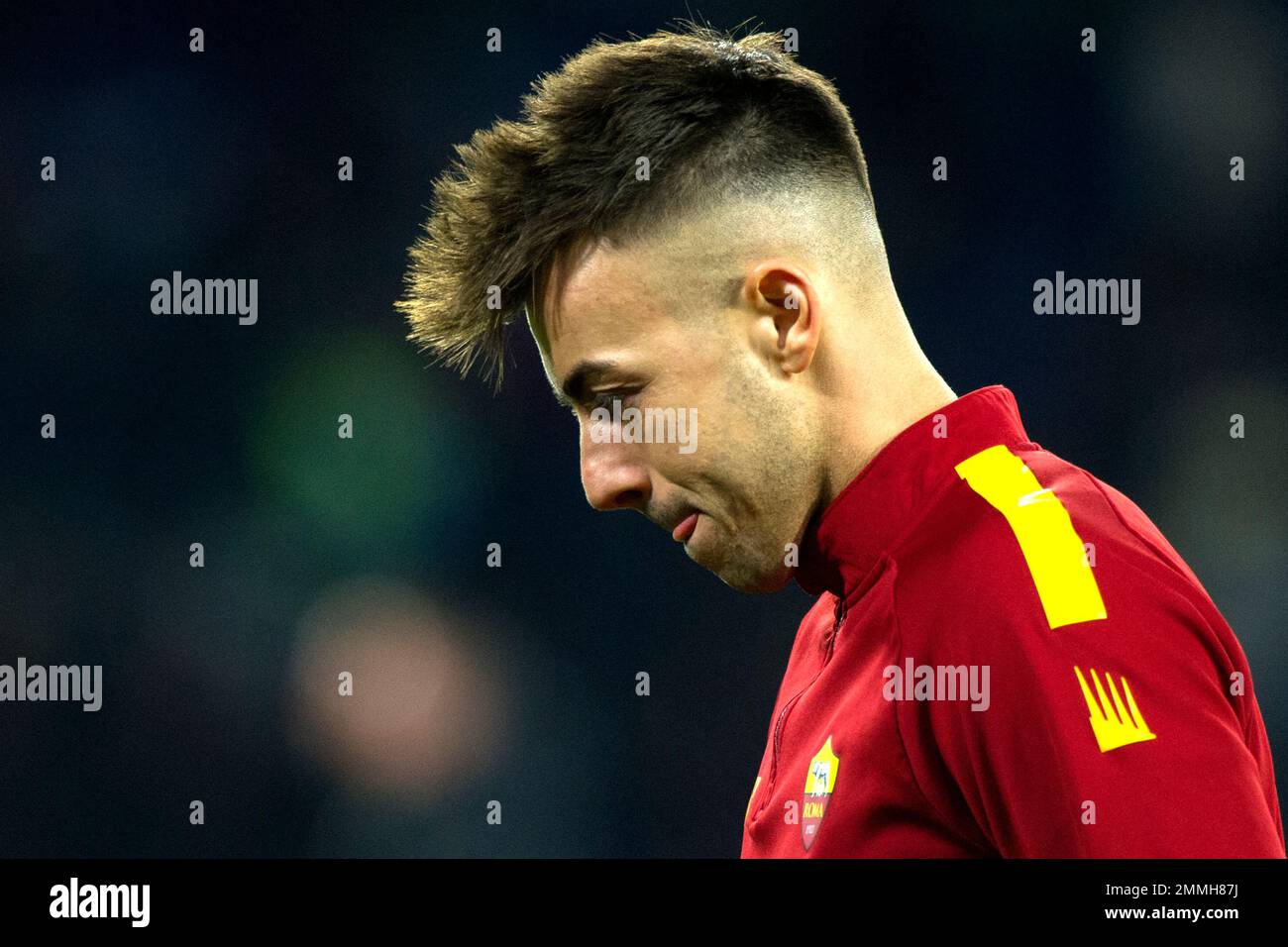 Napoli, Italy. 29th Jan, 2023. Stephan El Shaarawy player of Roma, during  the match of the Italian Serie A league between Napoli vs Roma final  result, Napoli 2, Roma 1, match played