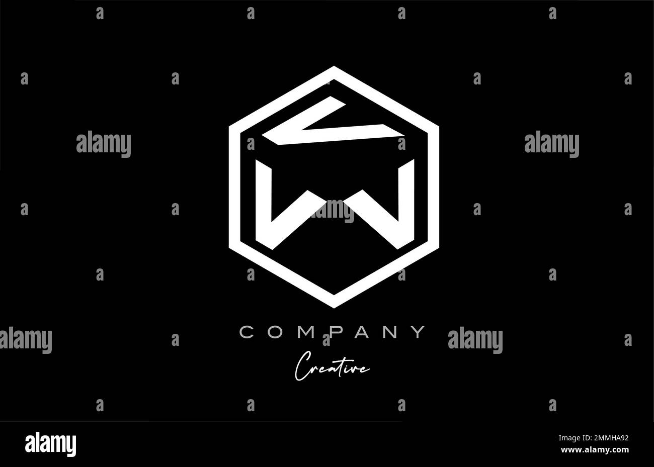 V cube alphabet letter logo icon design with polygon design. Three ...