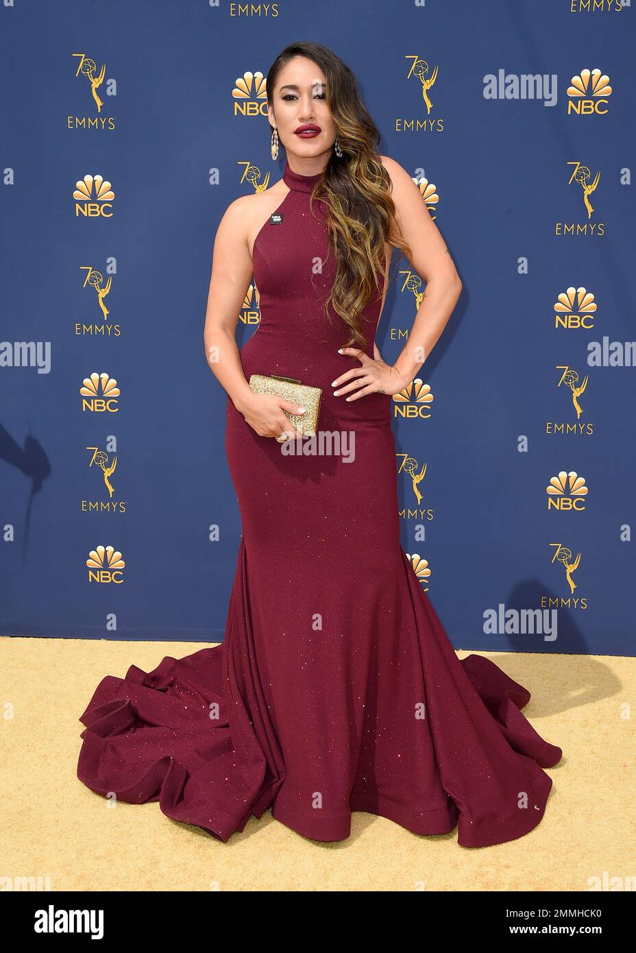 Q'orianka Kilcher arrives at the 70th Primetime Emmy Awards on Monday ...