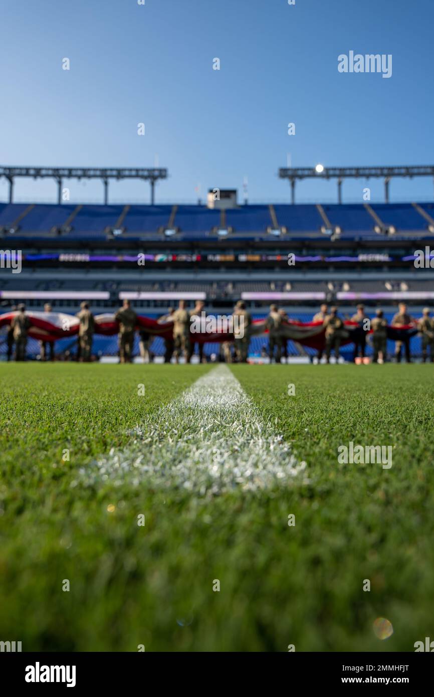 Exterior of M&T Bank Stadium, home of Baltimore Ravens American football  team, Camden Yards, Baltimore, Maryland, USA Stock Photo - Alamy