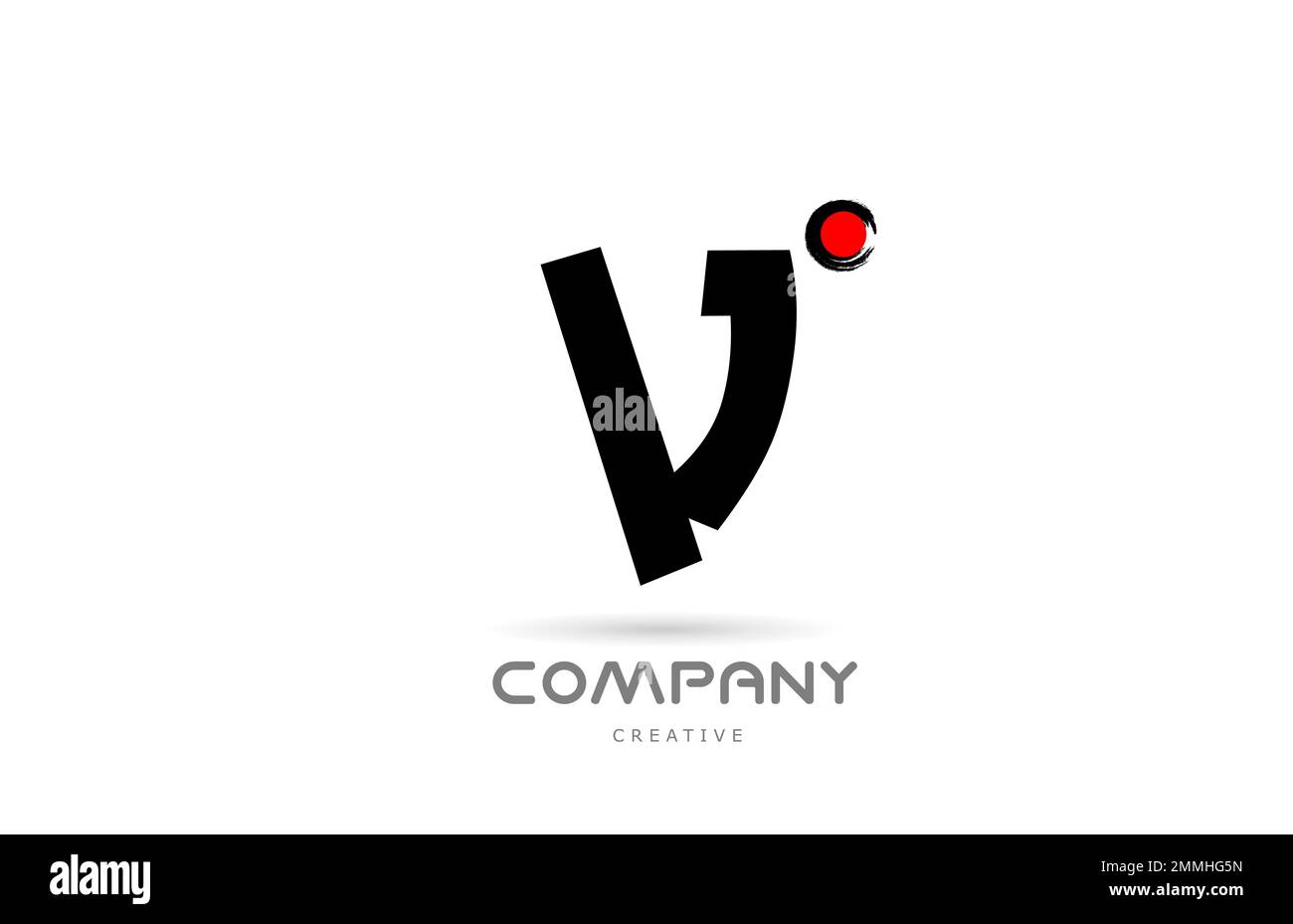 simple black and white V alphabet letter logo icon design with japanese ...