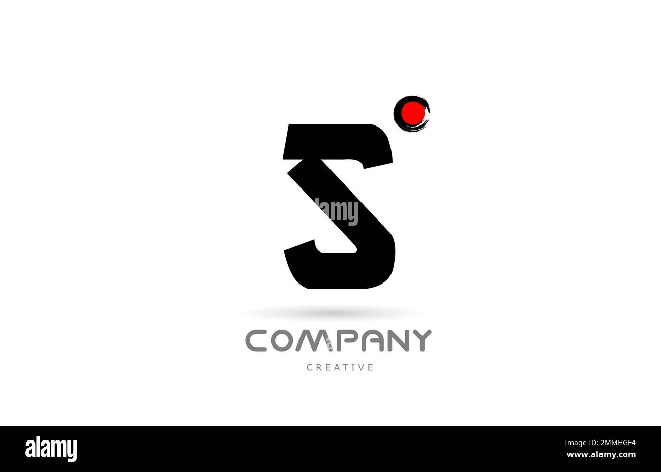 simple black and white S alphabet letter logo icon design with japanese ...