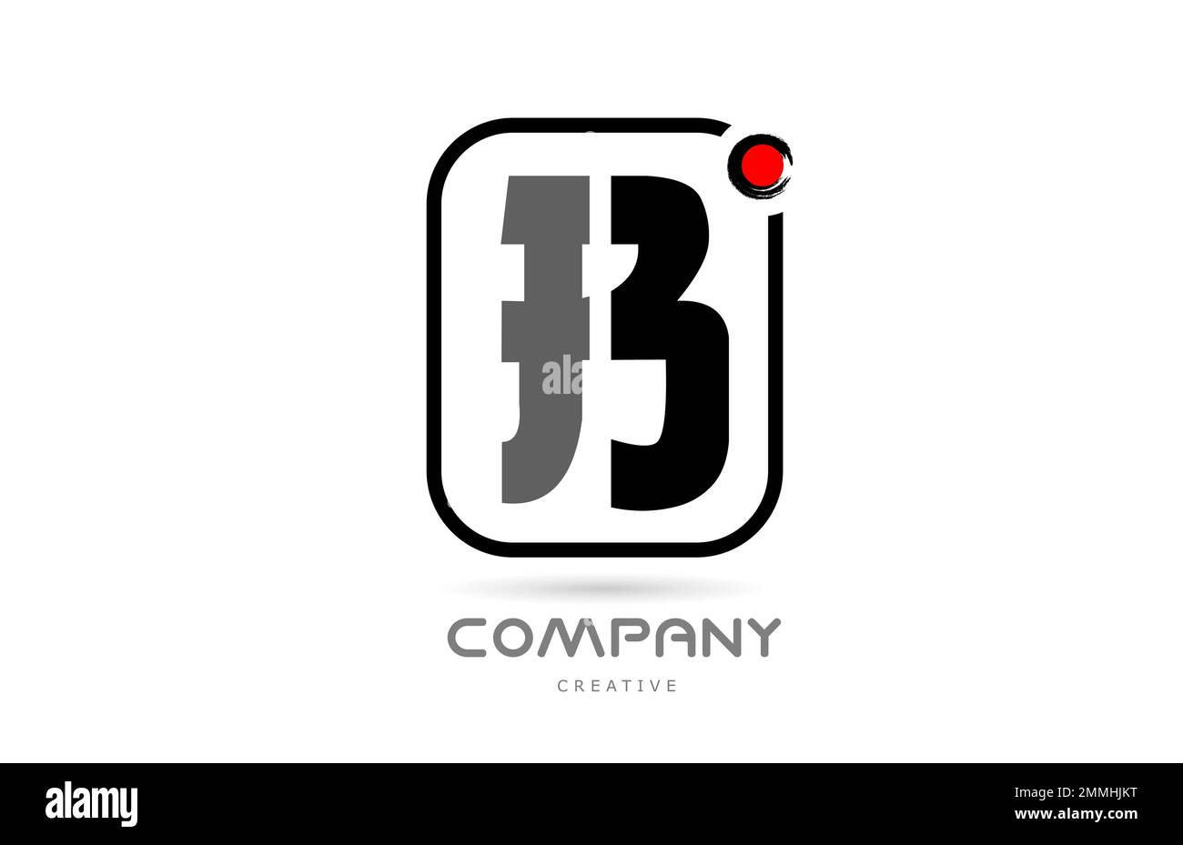 B black and white alphabet letter logo icon design with japanese style ...