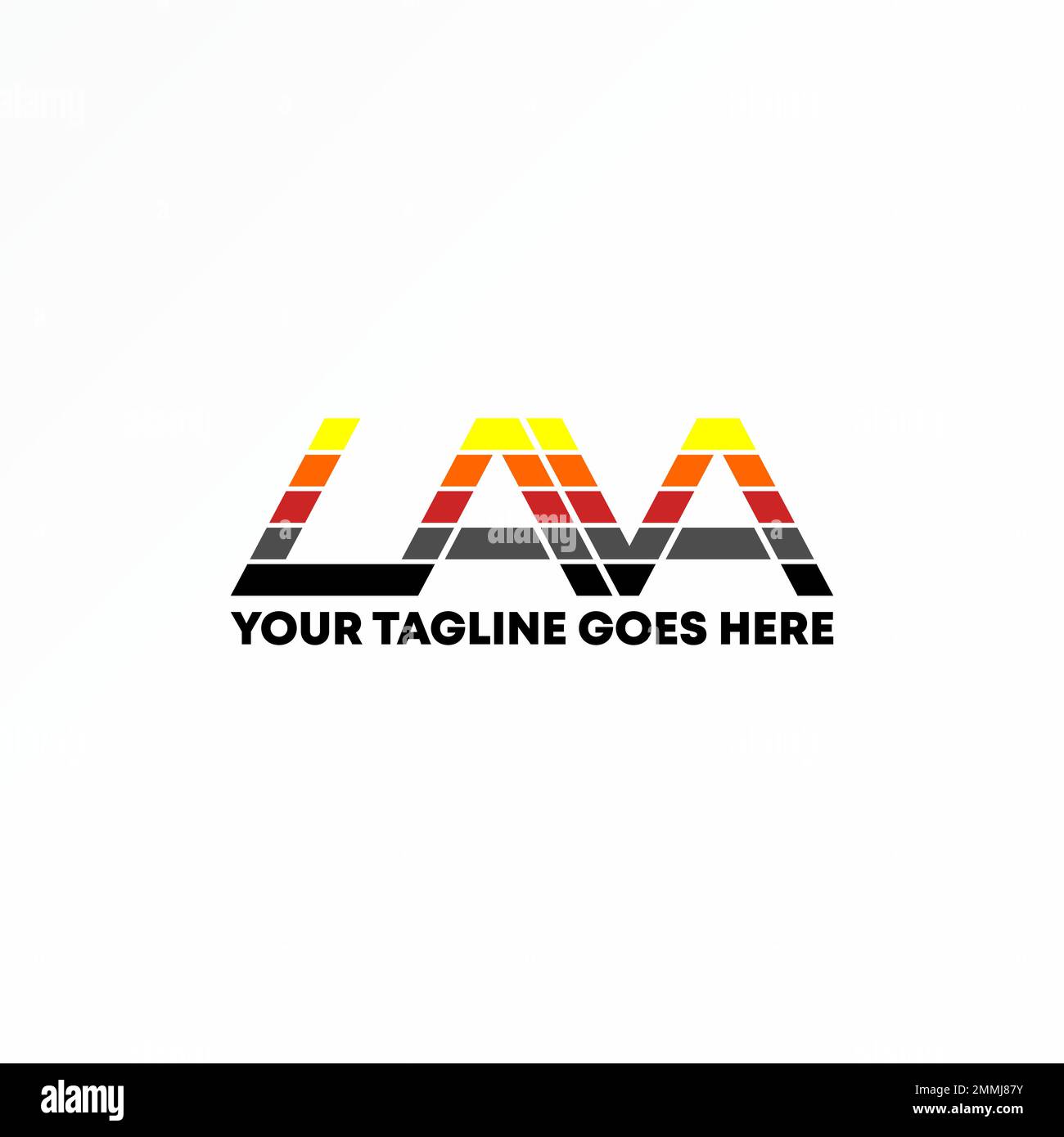 Letter mountain graphic in Stock Vector Images - Alamy