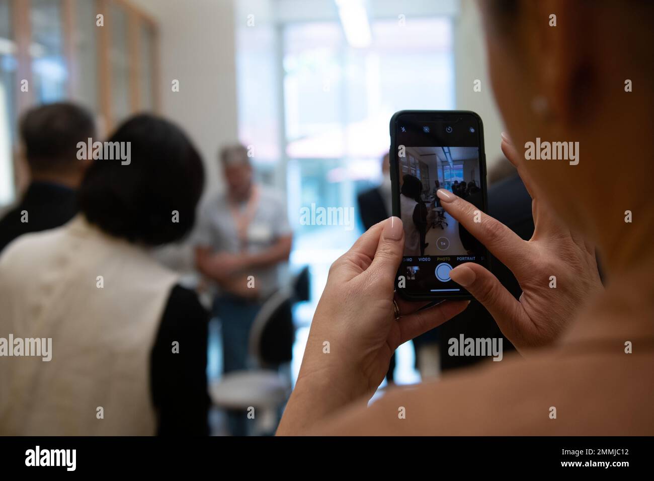 A member attending the Scientific Summit at the Defense POW/MIA