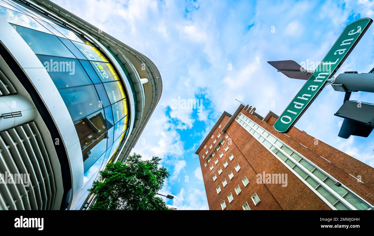 Plaza Singapura contrasting the old Macdonald House at Oldham Lane
